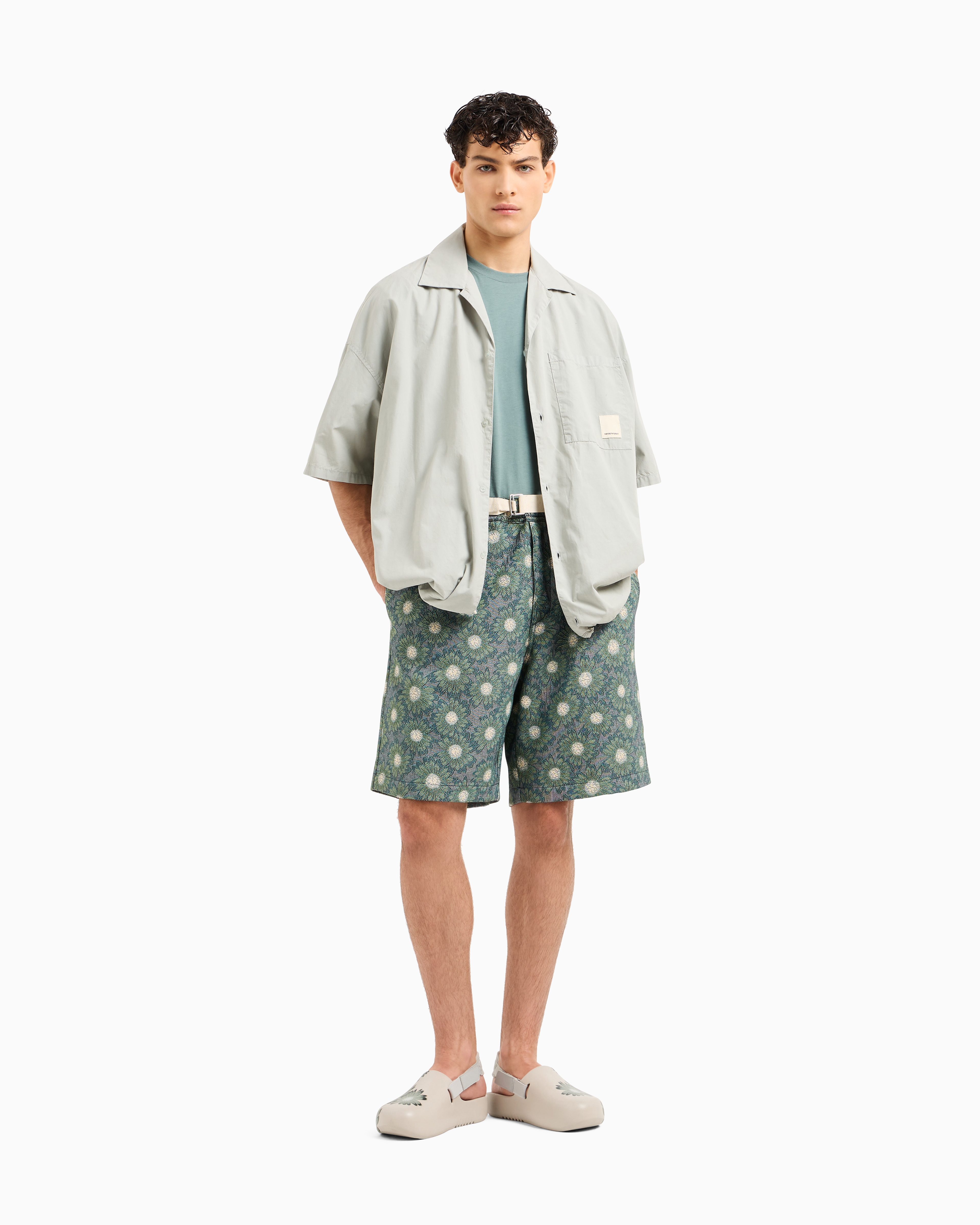 ★ODOR★ Rush bermuda pants P0000FSV LINEN PLEATED BELTED BERMUDA SHORTS - Light khaki | ZARA Canada