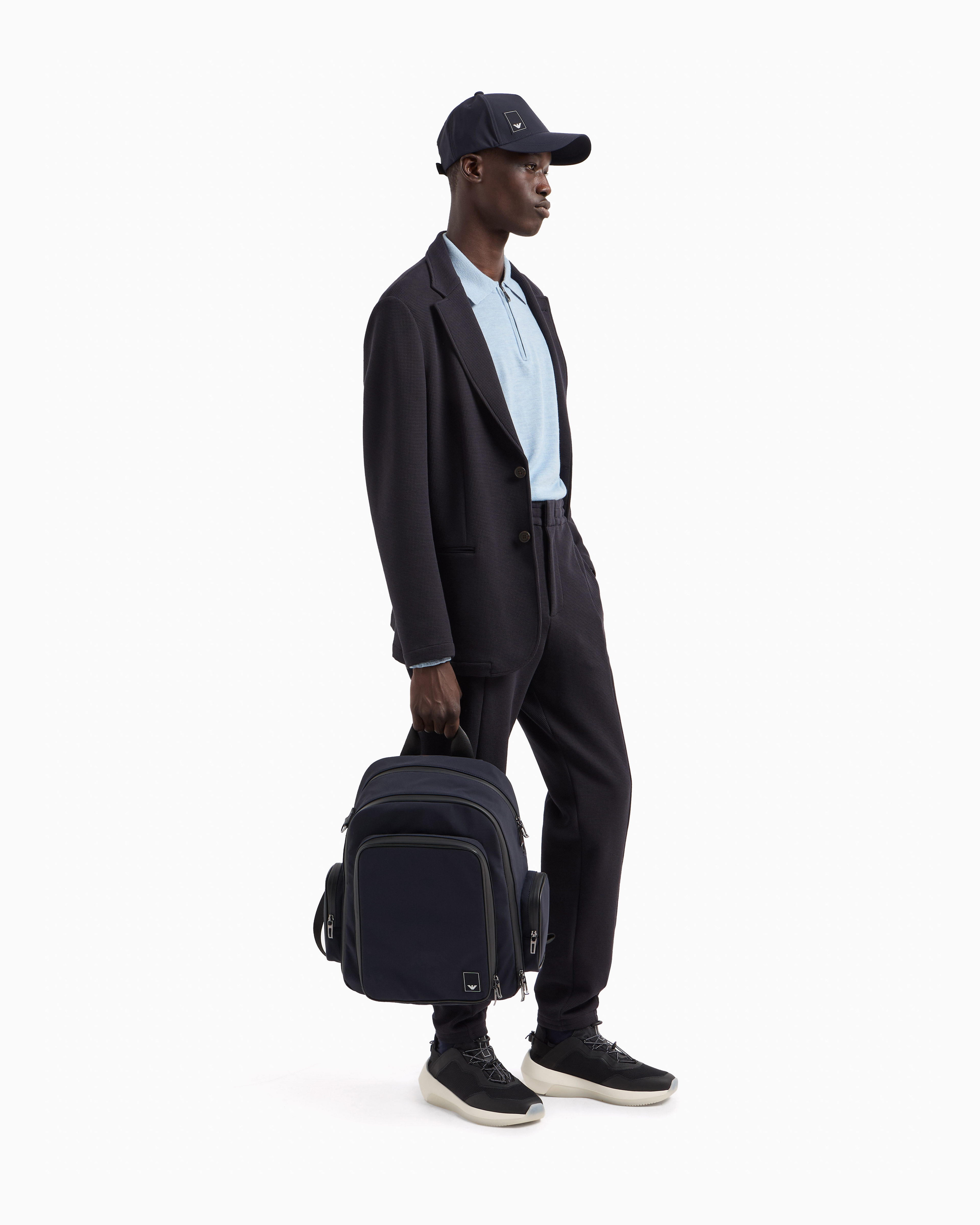 Travel Essentials シングルブレストジャケット ワッフル