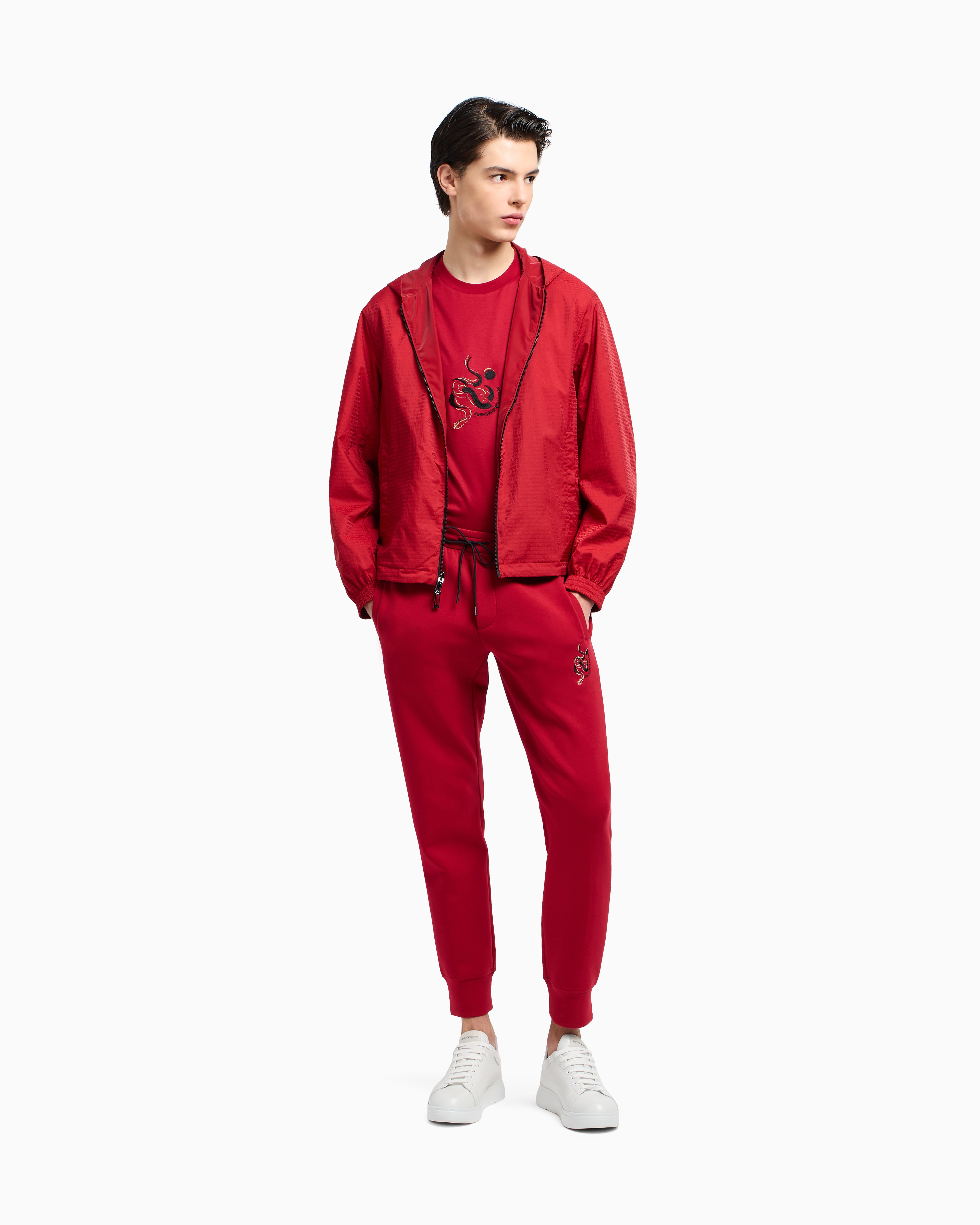 ASV Tシャツ リヨセル混紡ジャージー | Emporio Armani