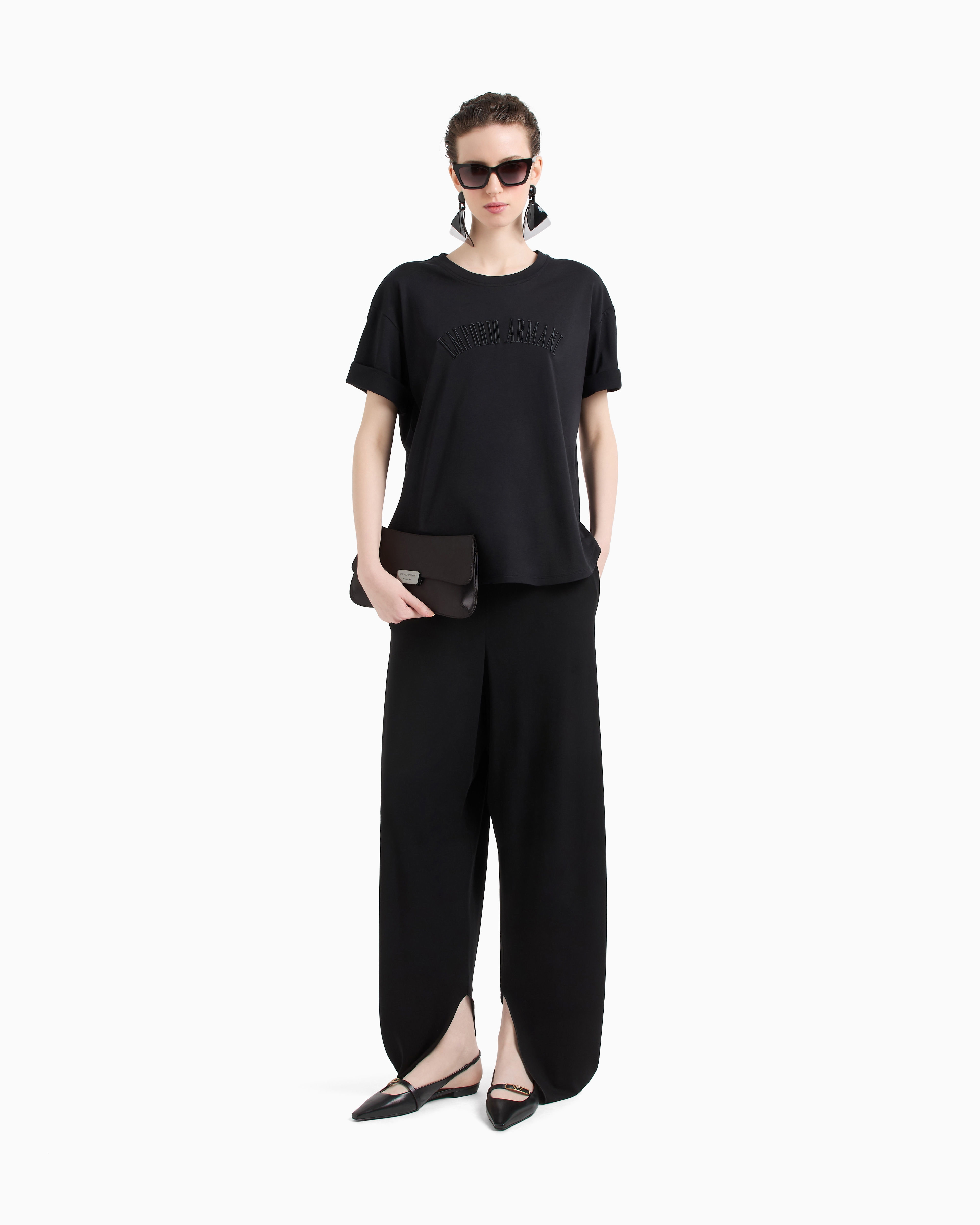 Armani Exchange Mujer Camiseta Emporio Armani De Algodón Supima