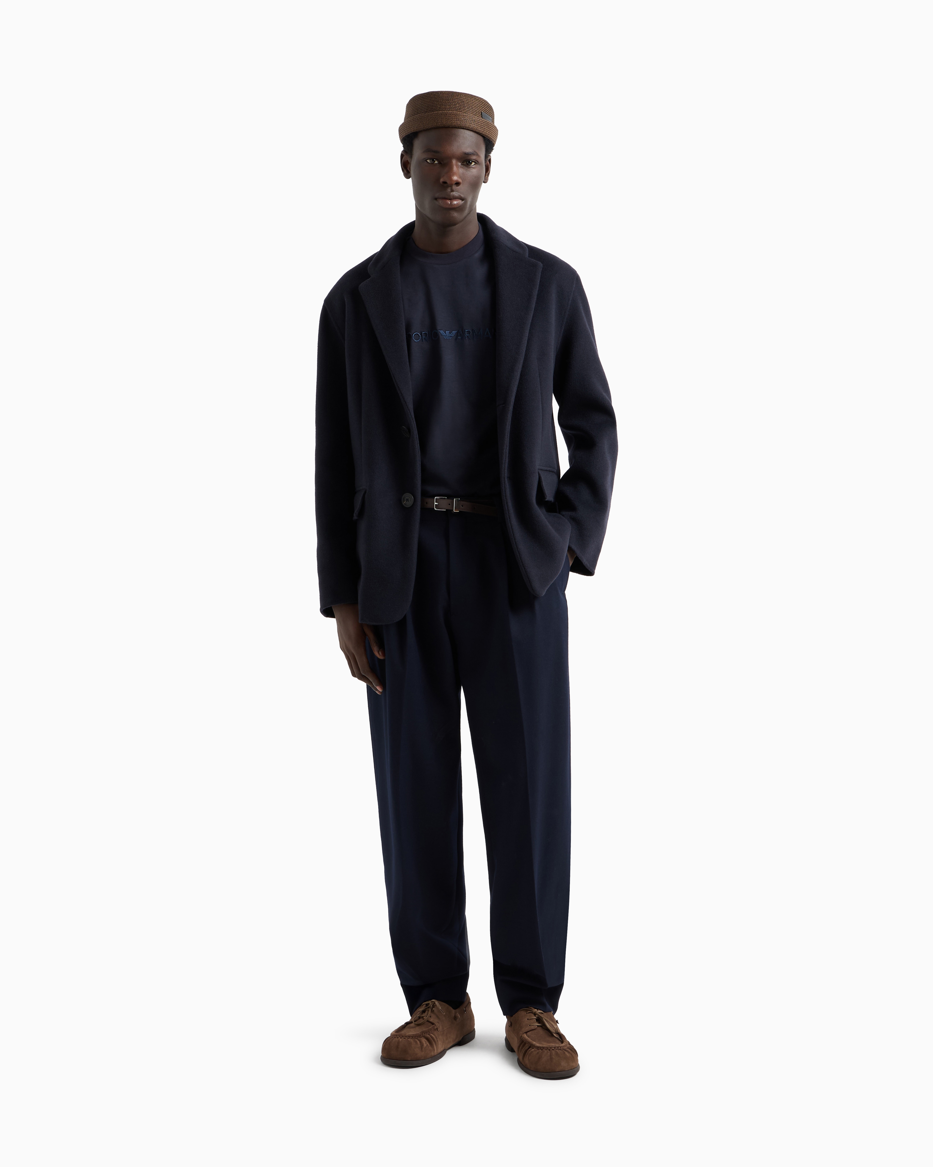 EMPORIO ARMANI▼ASV ジャージートンボプリントスウェットシャツ undefined