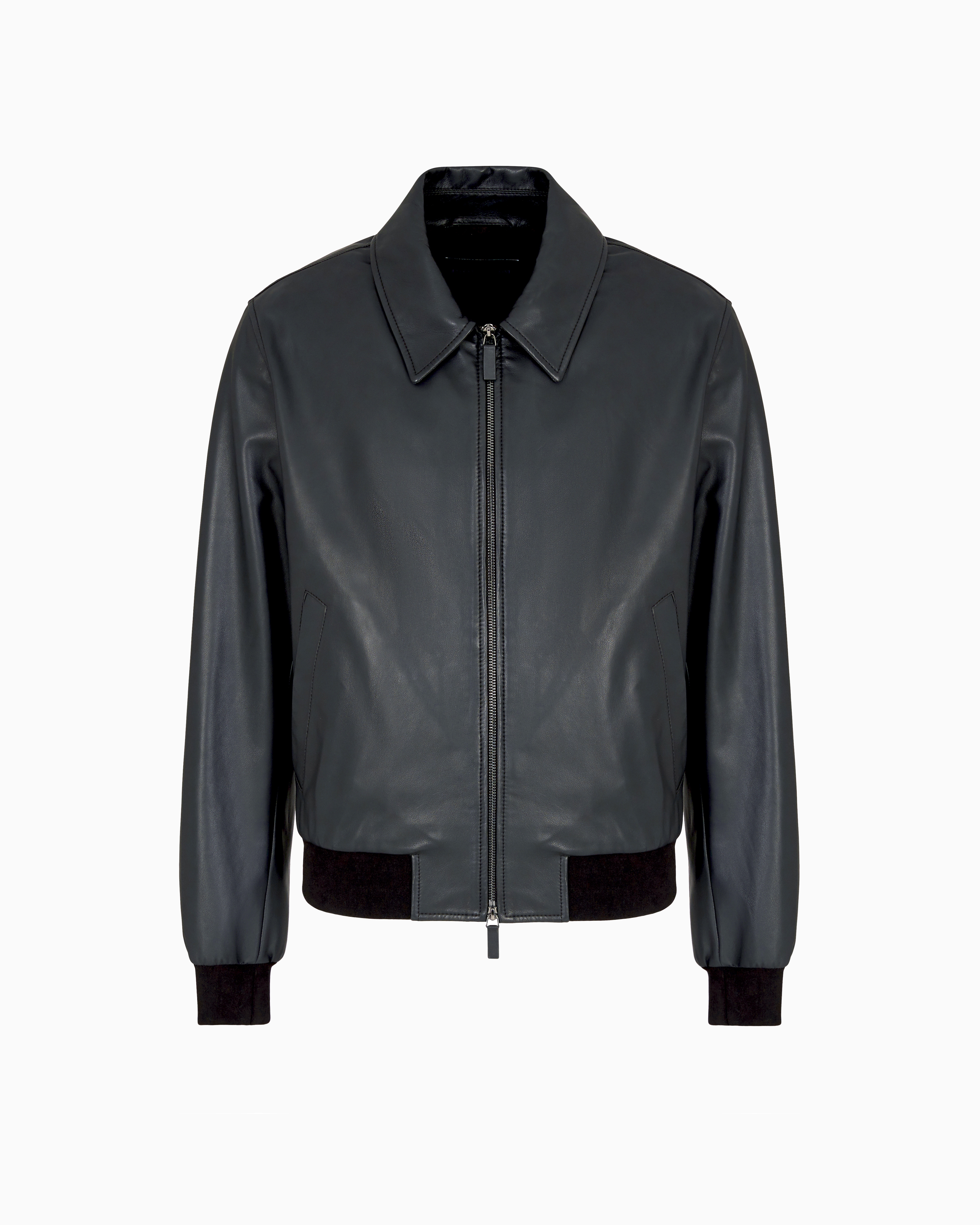 Men's leather clothing: jackets and outerwear | Emporio Armani