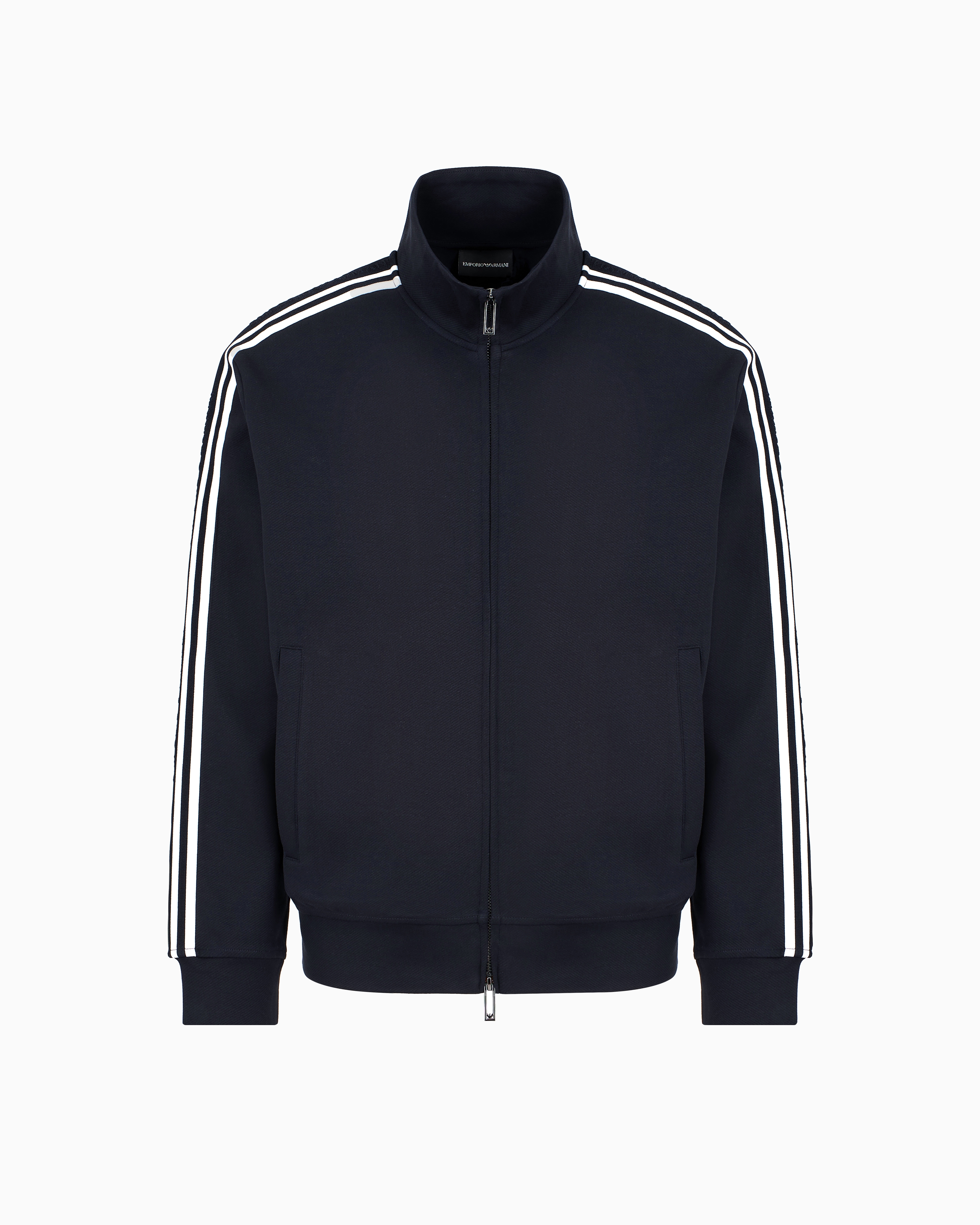 ASV Full-zip sweatshirt in jersey with logo bands | Emporio