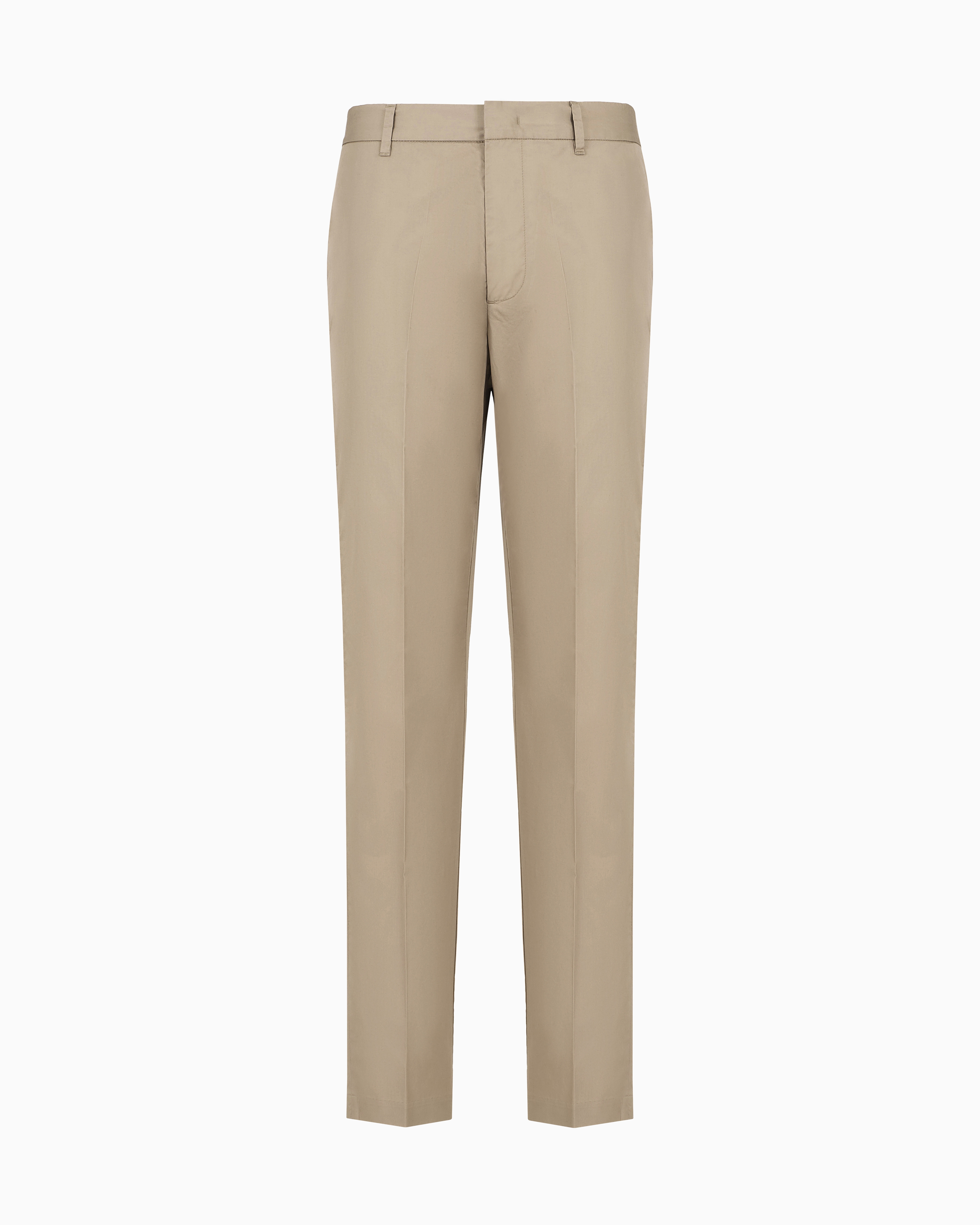 Emporio Armani - Pima cotton chinos, Man, Beige, Size: