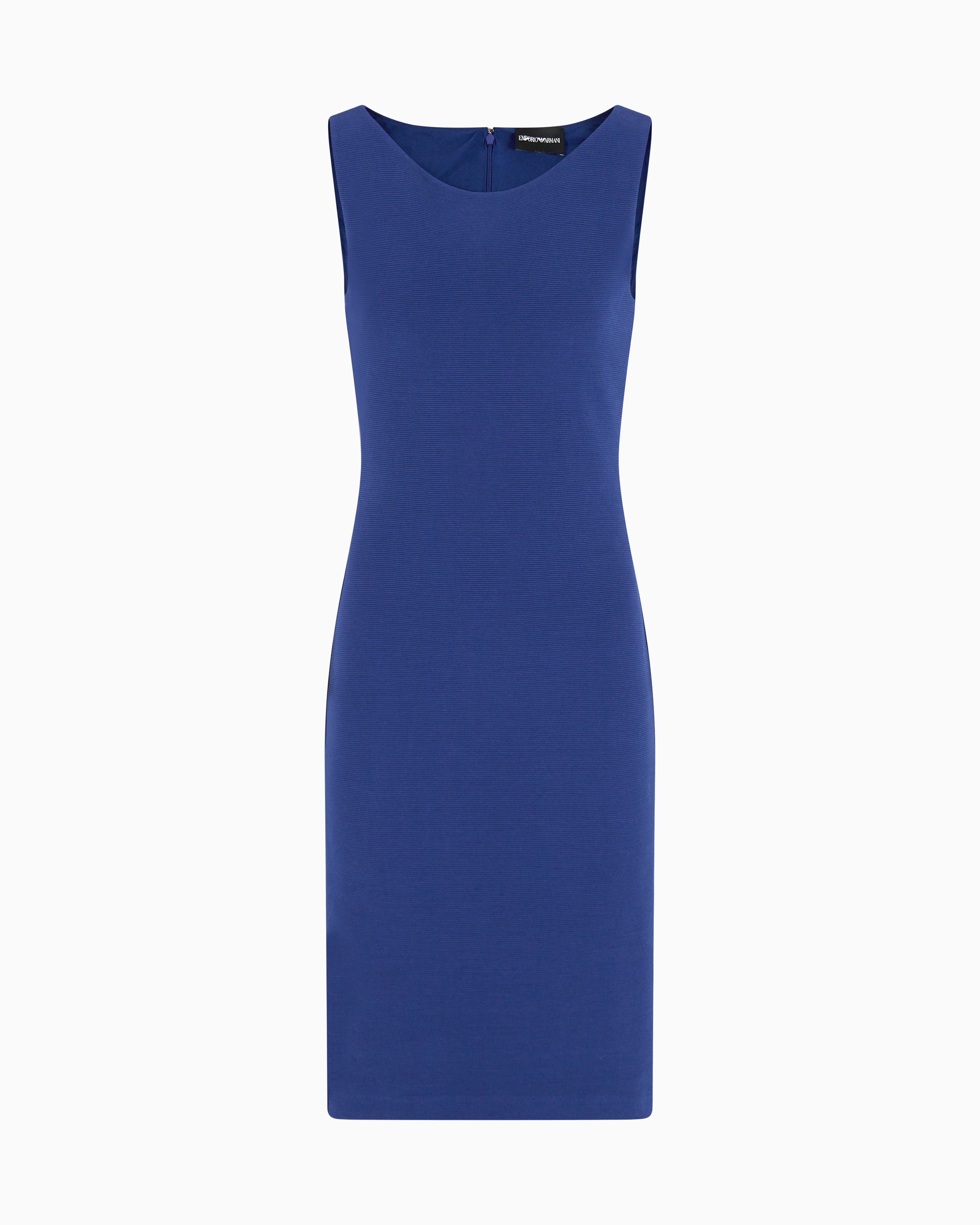 ワンピース EMPORIO ARMANI Woman Dress Blue EW000636AF12364 UB089 Ottoman jersey sheath dress | Emporio Armani
