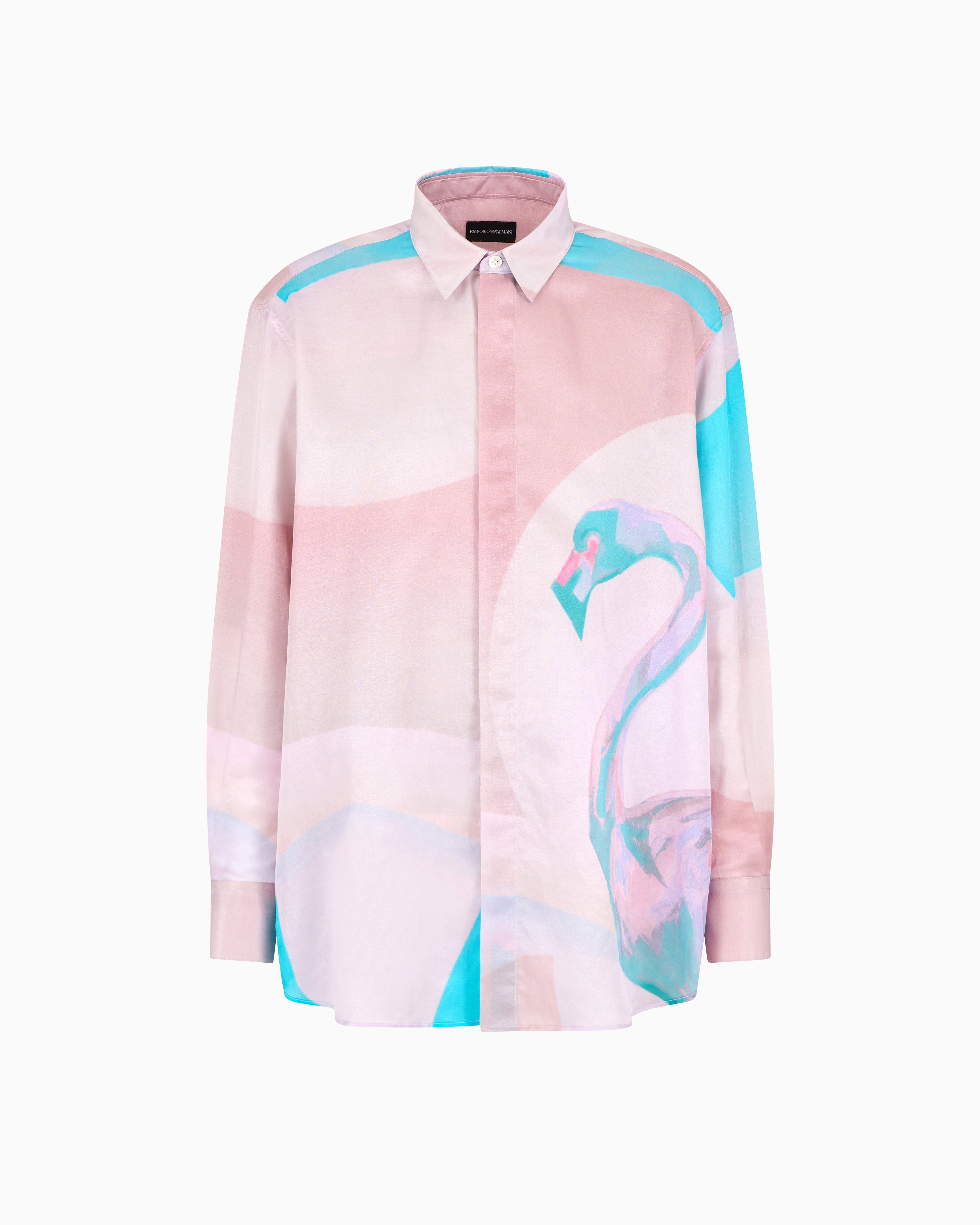 モリリン様　まとめ買い　Armani MA1 ＋ lemontea シャツ Soft-finish micro-armure cotton shirt | Emporio Armani