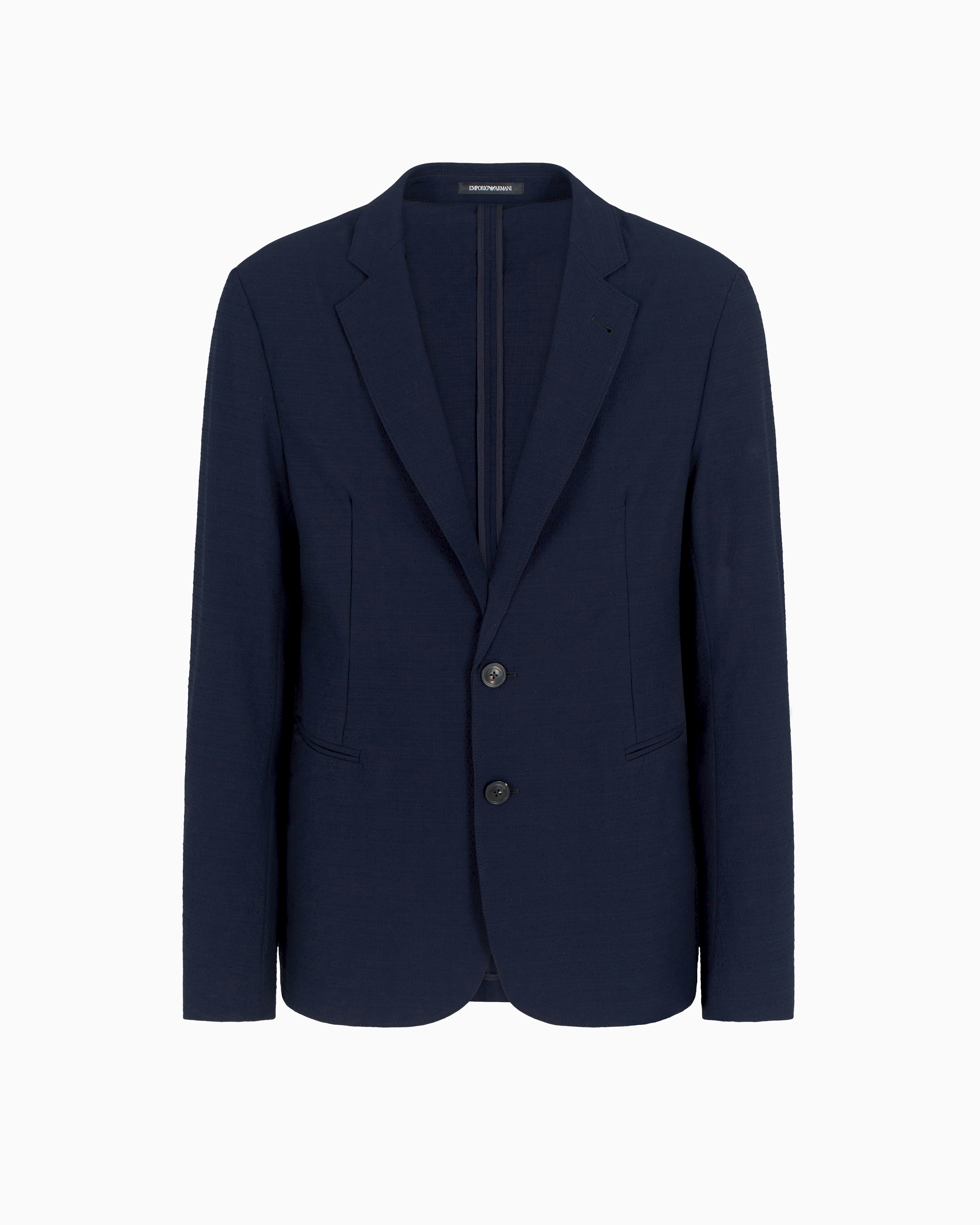 アウターその他 GIORGIO ARMANI Woman Blazer Gnawed Blue 3SHCC04TT03WP PZ01 Giorgio Armani Outlet: Blazer woman - Gnawed Blue | Giorgio