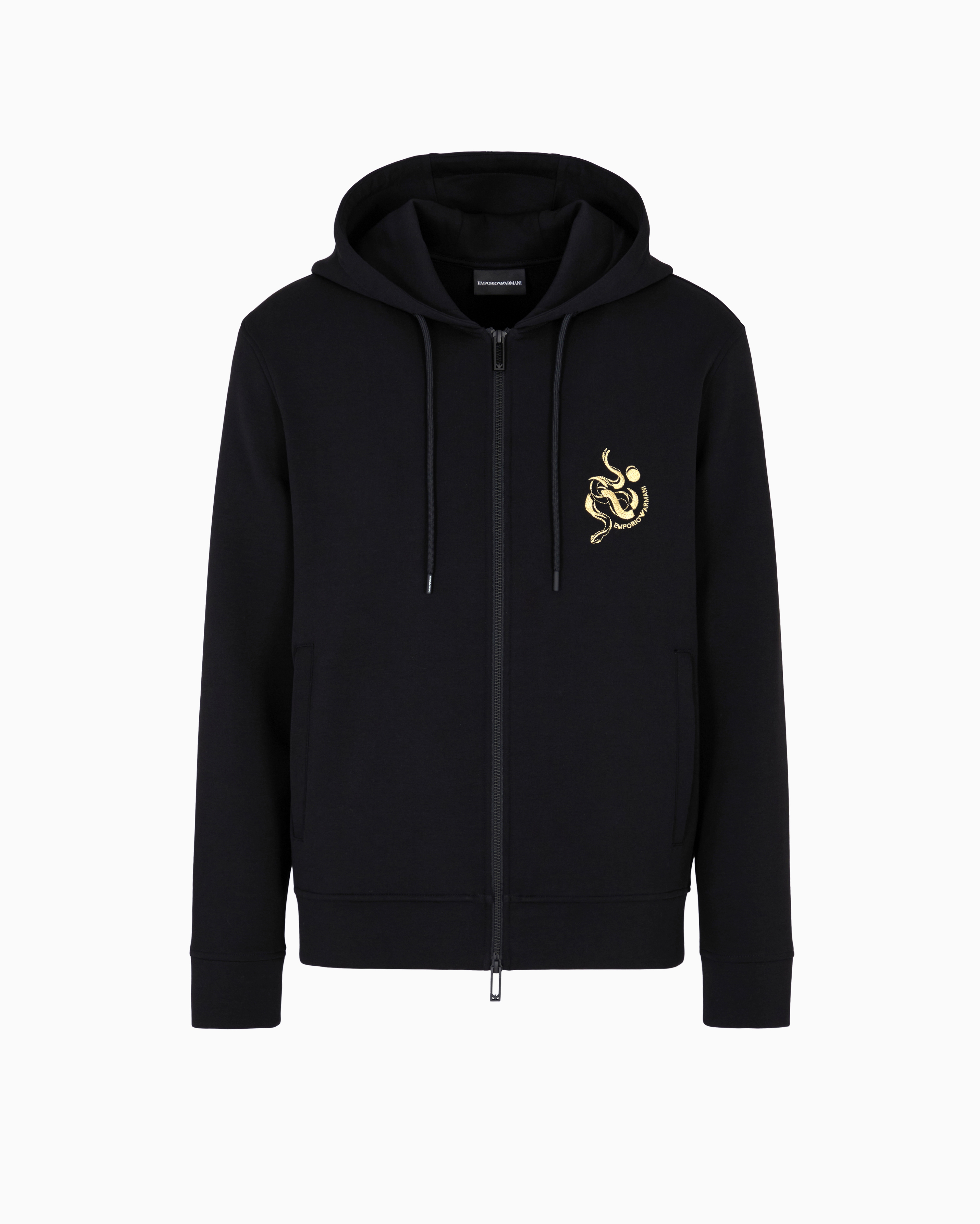 【EMPORIO ARMANI】 ★ Men's Embroidery Lettering Hoodie ★ EM001699_AF10013_UC001_F_SS202