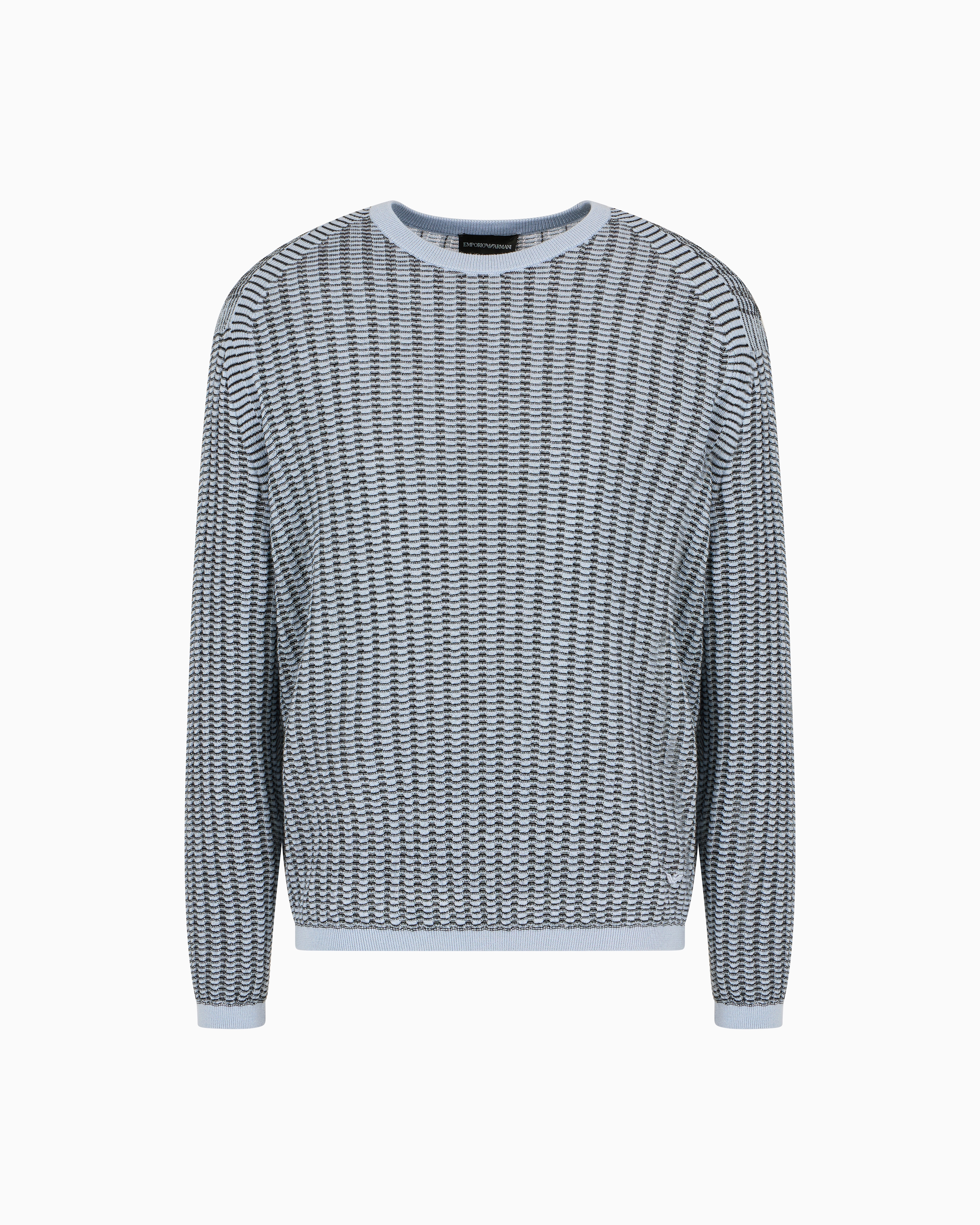 トップス EMPORIO ARMANI design knit Sweater with logo Emporio Armani - SchaferandweinerShops