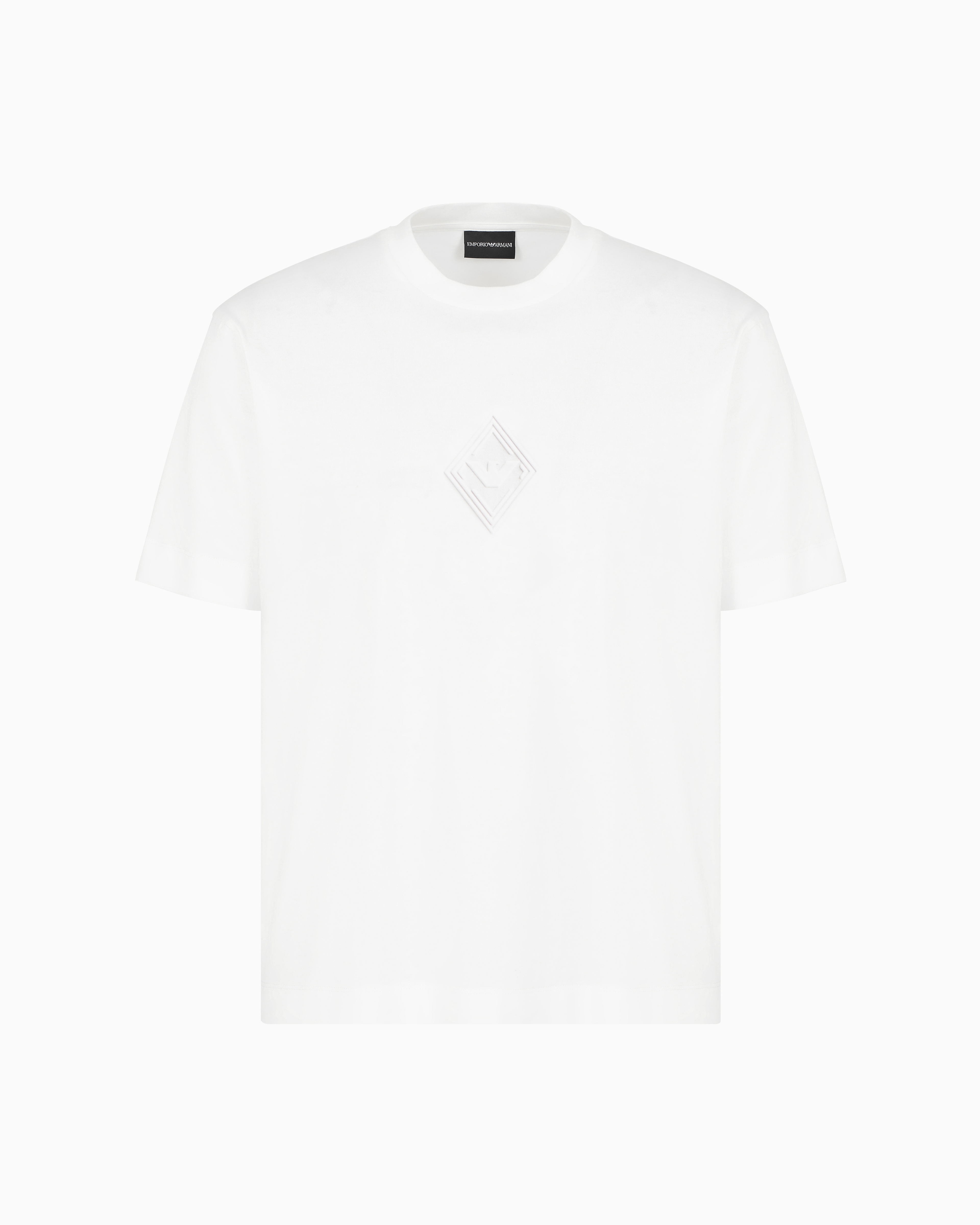 ASV Jersey T-shirt with embossed eagle logo | Emporio Armani