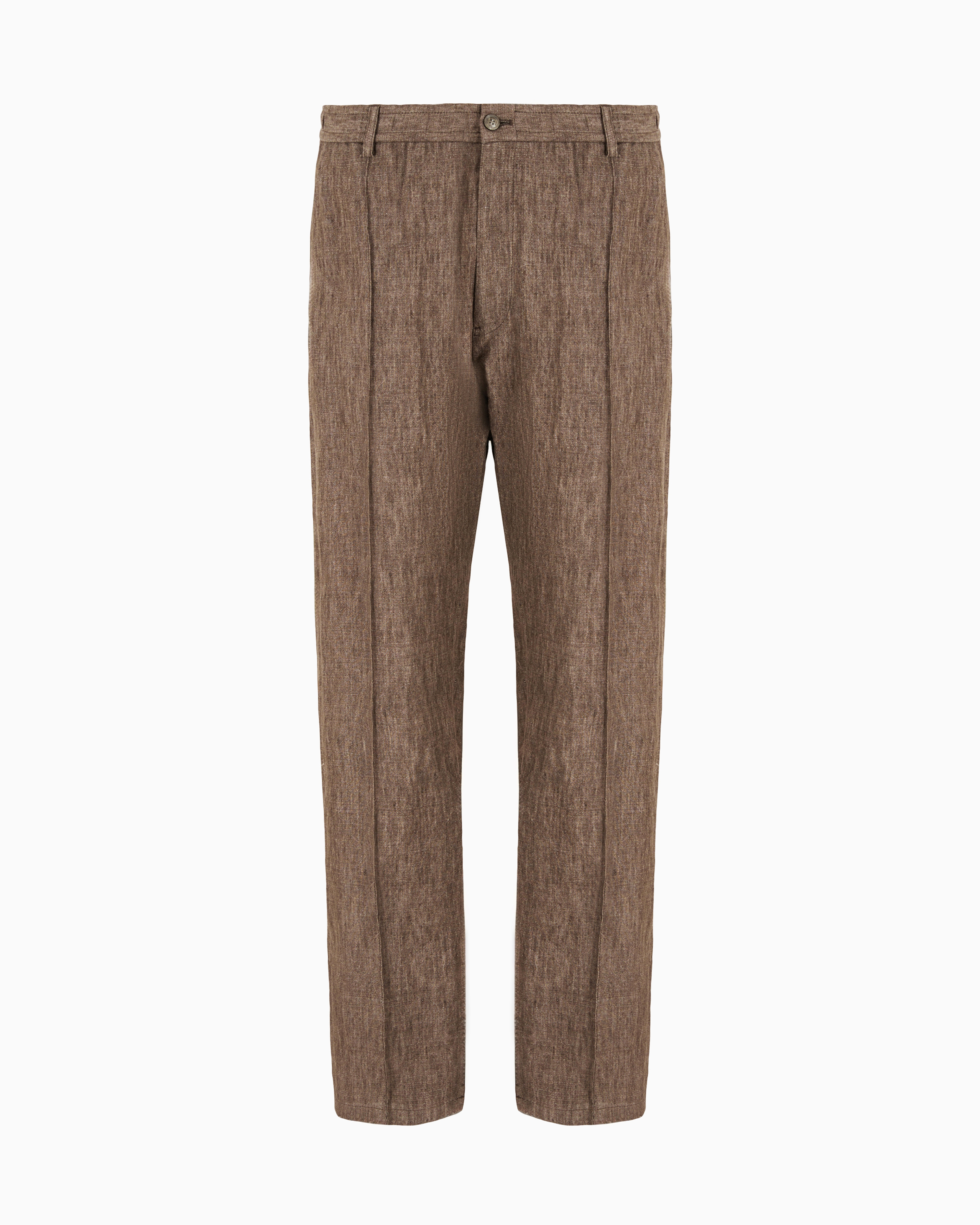 美品 ジョルジオアルマーニ リネン/シルク スラックス パンツ ストライプ ５２ GIORGIO ARMANI ジョルジオアルマーニ 美品 リネンシルク