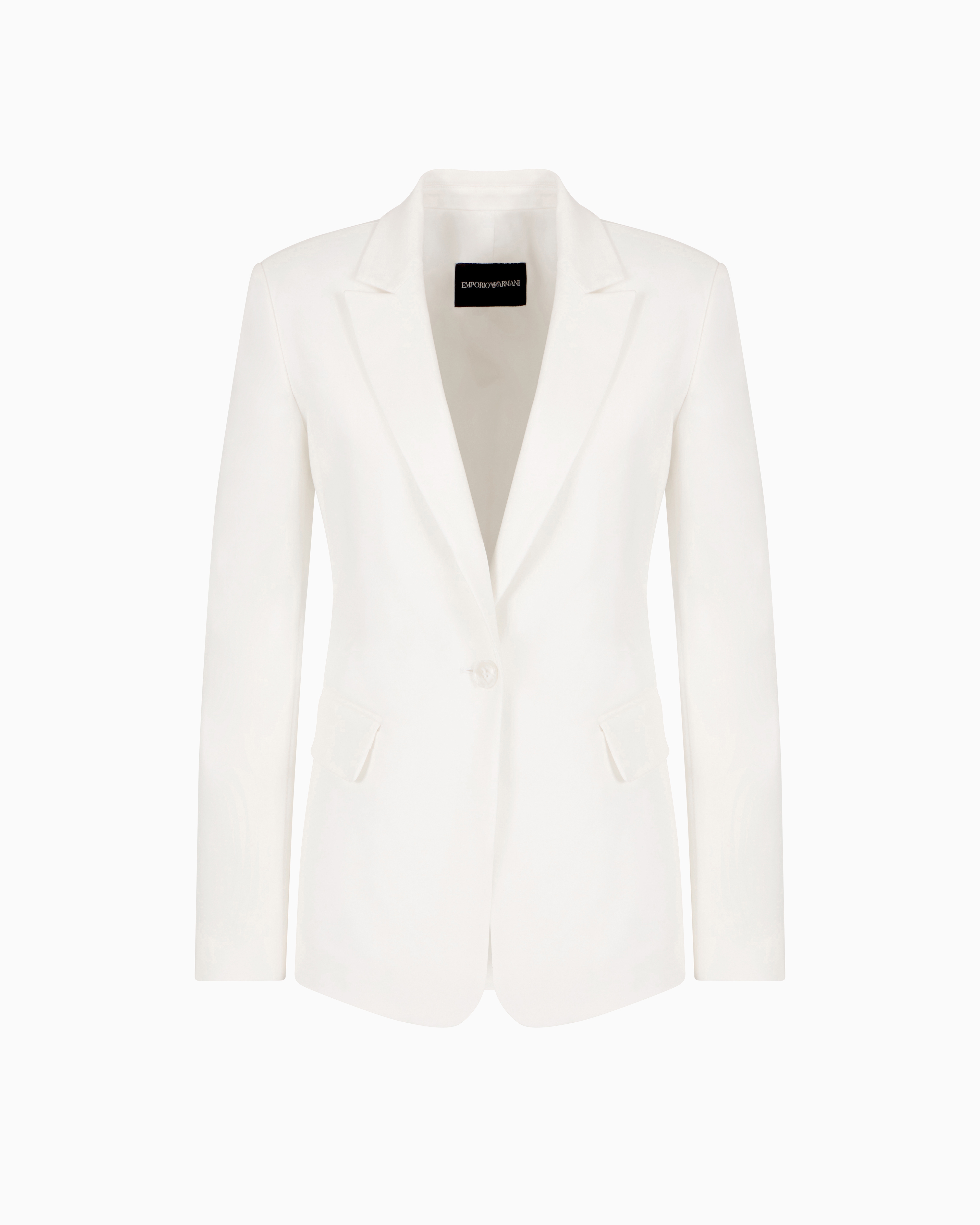 ジャケット EMPORIO ARMANI Women Jackets EW000726AF12426U0006 WHITE Emporio Armani White Jacket – Designer Luxury – AUMI 4