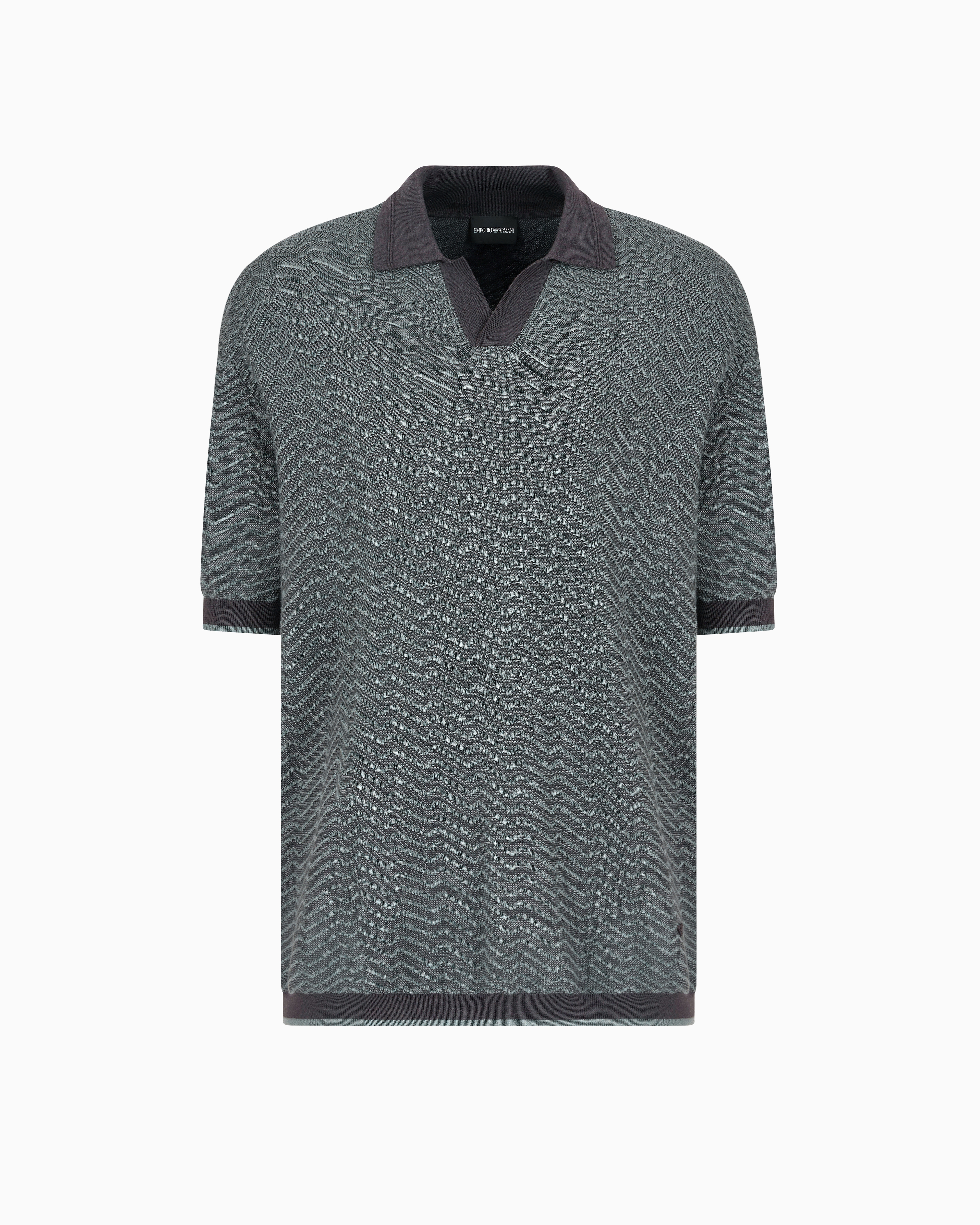 EMPORIO ARMANI ネイビー ウールコート 8A