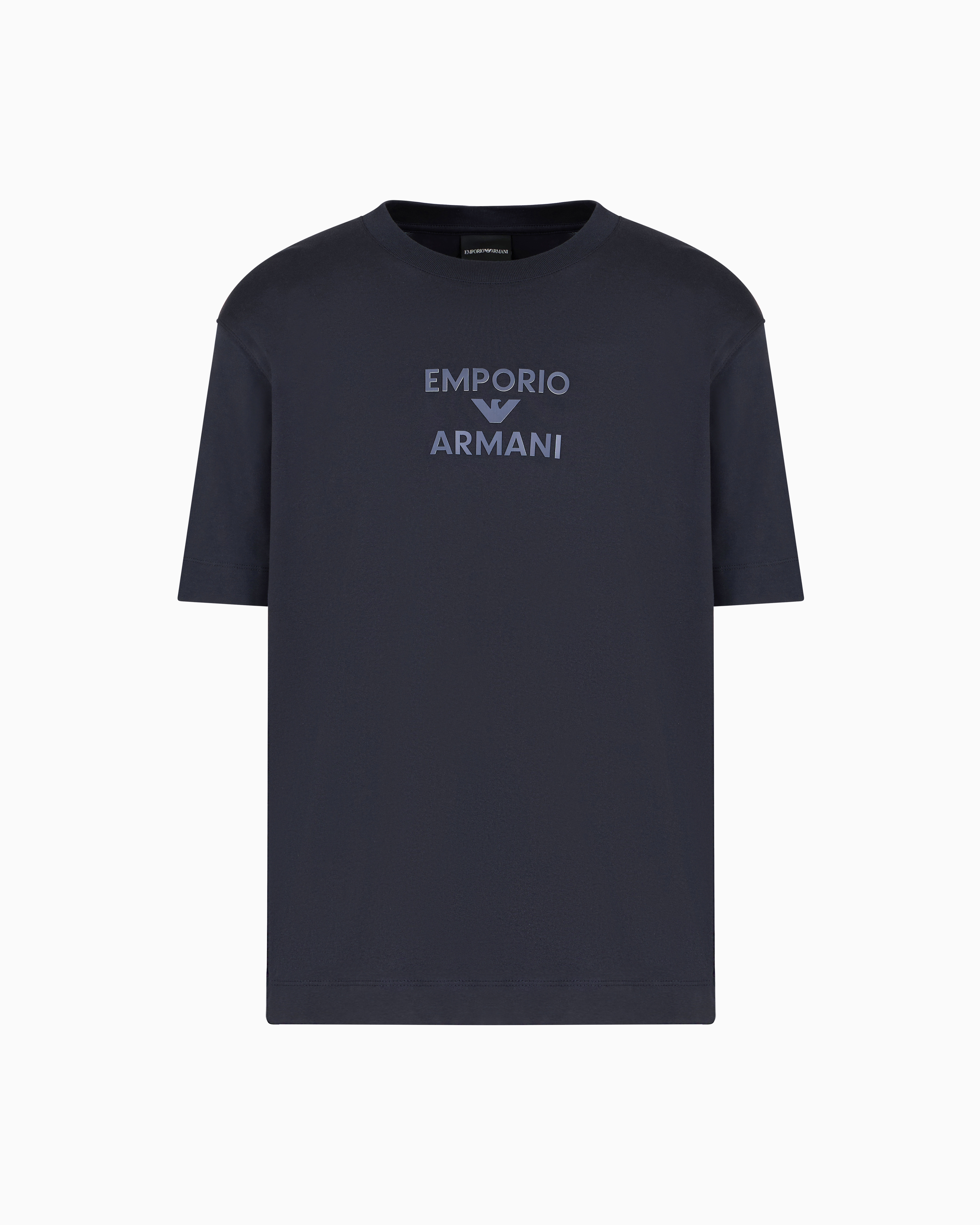 Tシャツ・カットソー EMPORIO ARMANI SS25 T-SHIRT (EM001035AF13747 UB118) Polo with contrasting logo in cotton spandex | Armani Exchange