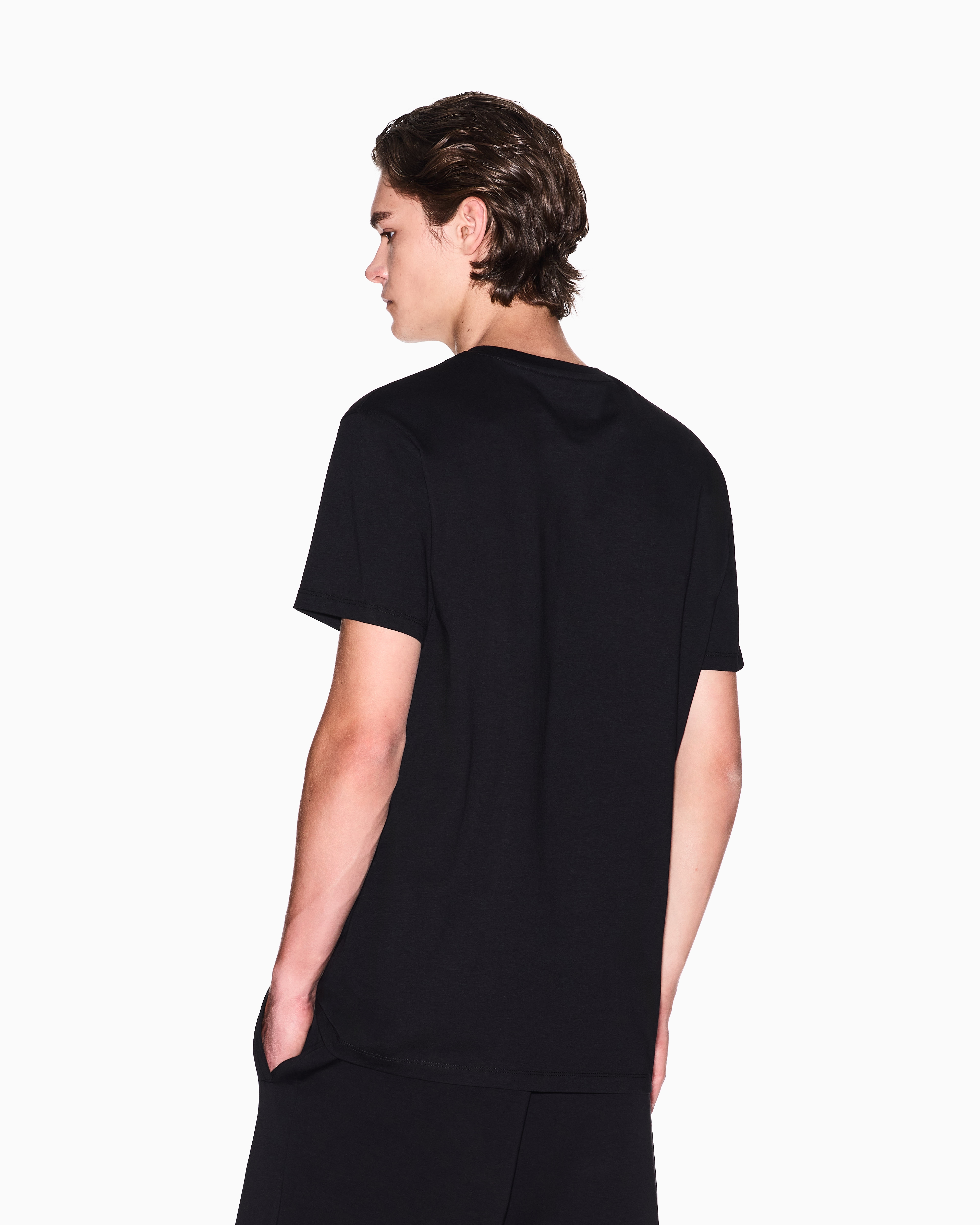 Armani Exchange - ASV Regular Fit T-Shirt, Man, Black, Size: