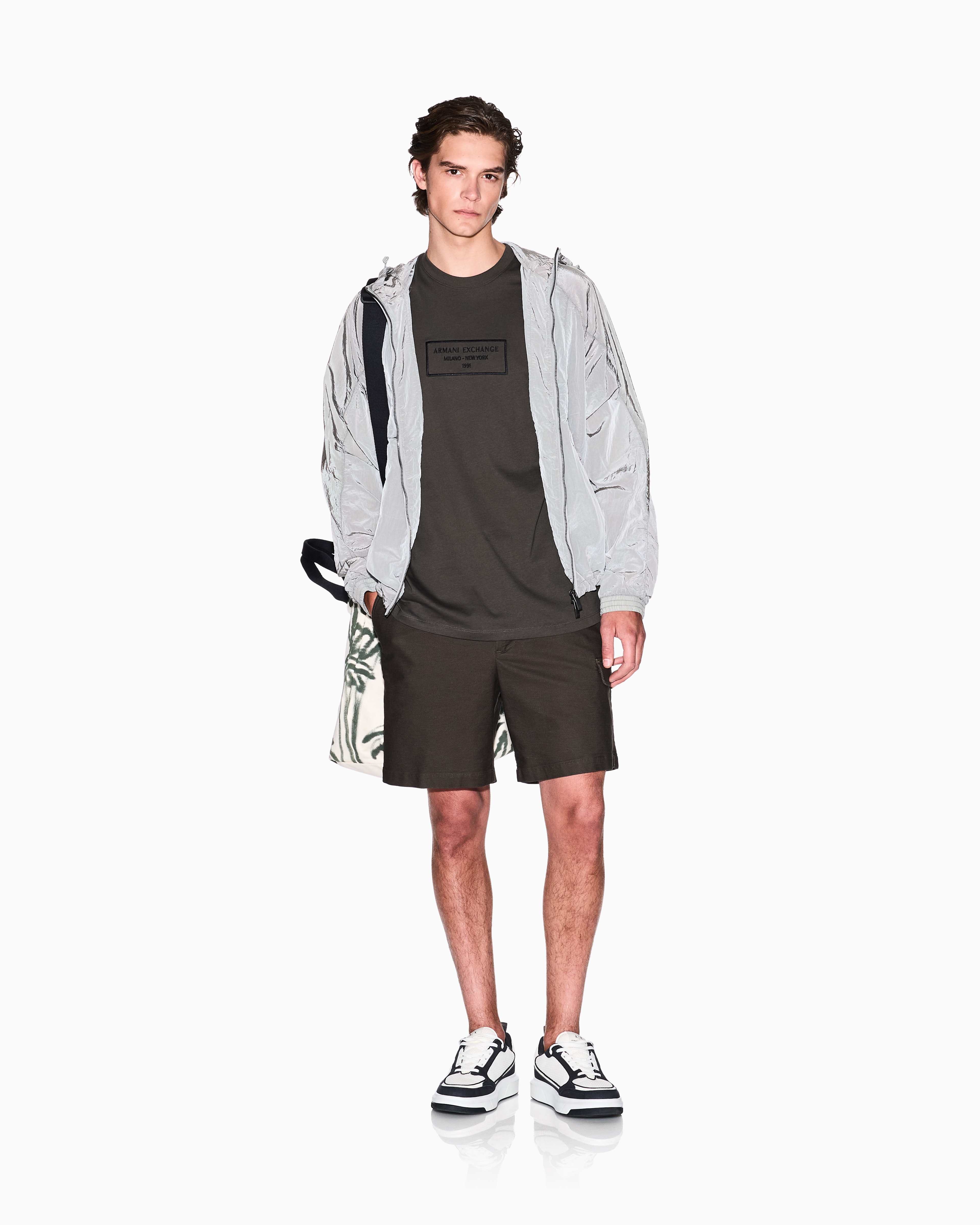 Armani Exchange - Regular fit Milan New York t-shirt, Man, Green, Size: