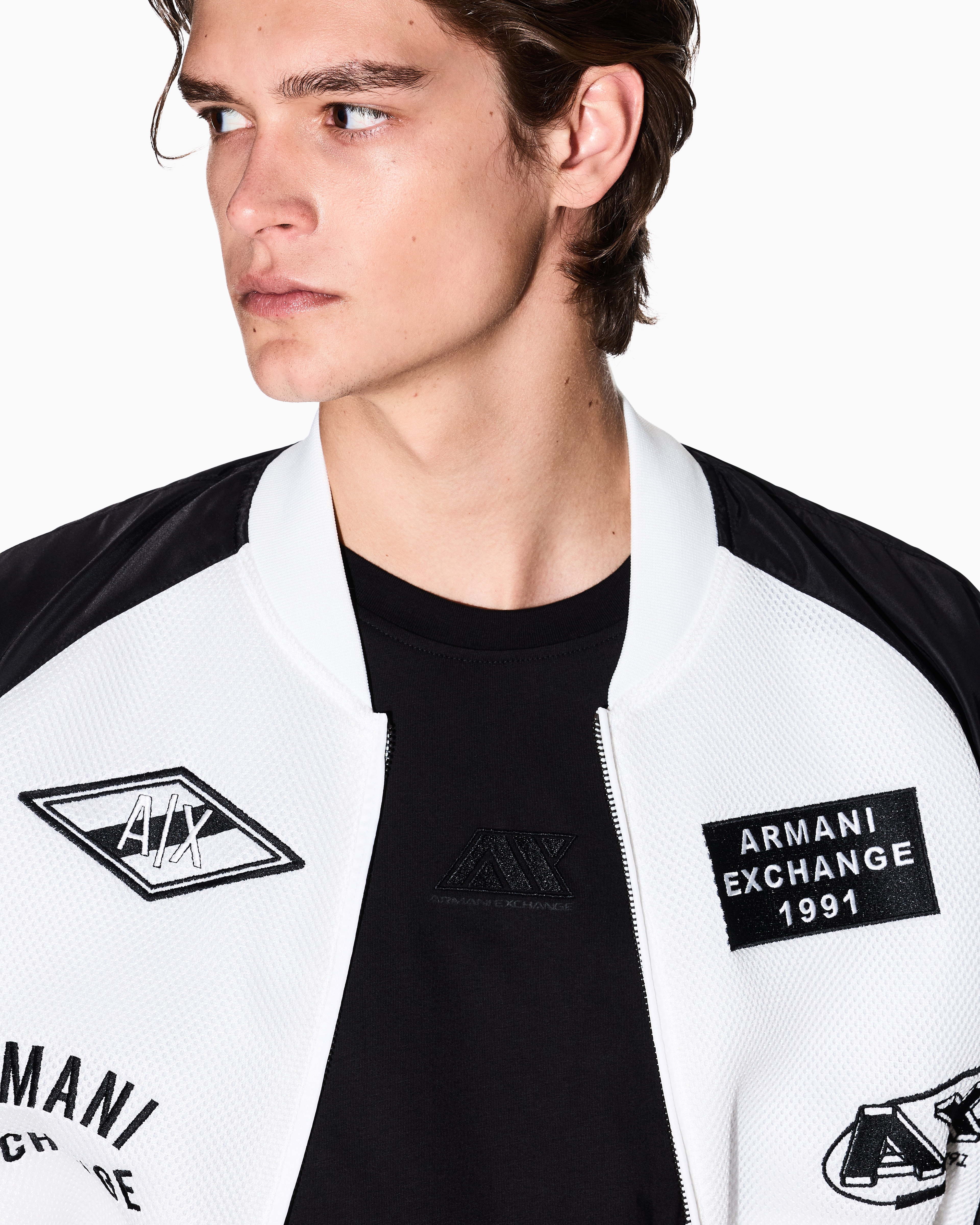 Armani Exchange - ASV Regular Fit T-Shirt, Man, Black, Size: