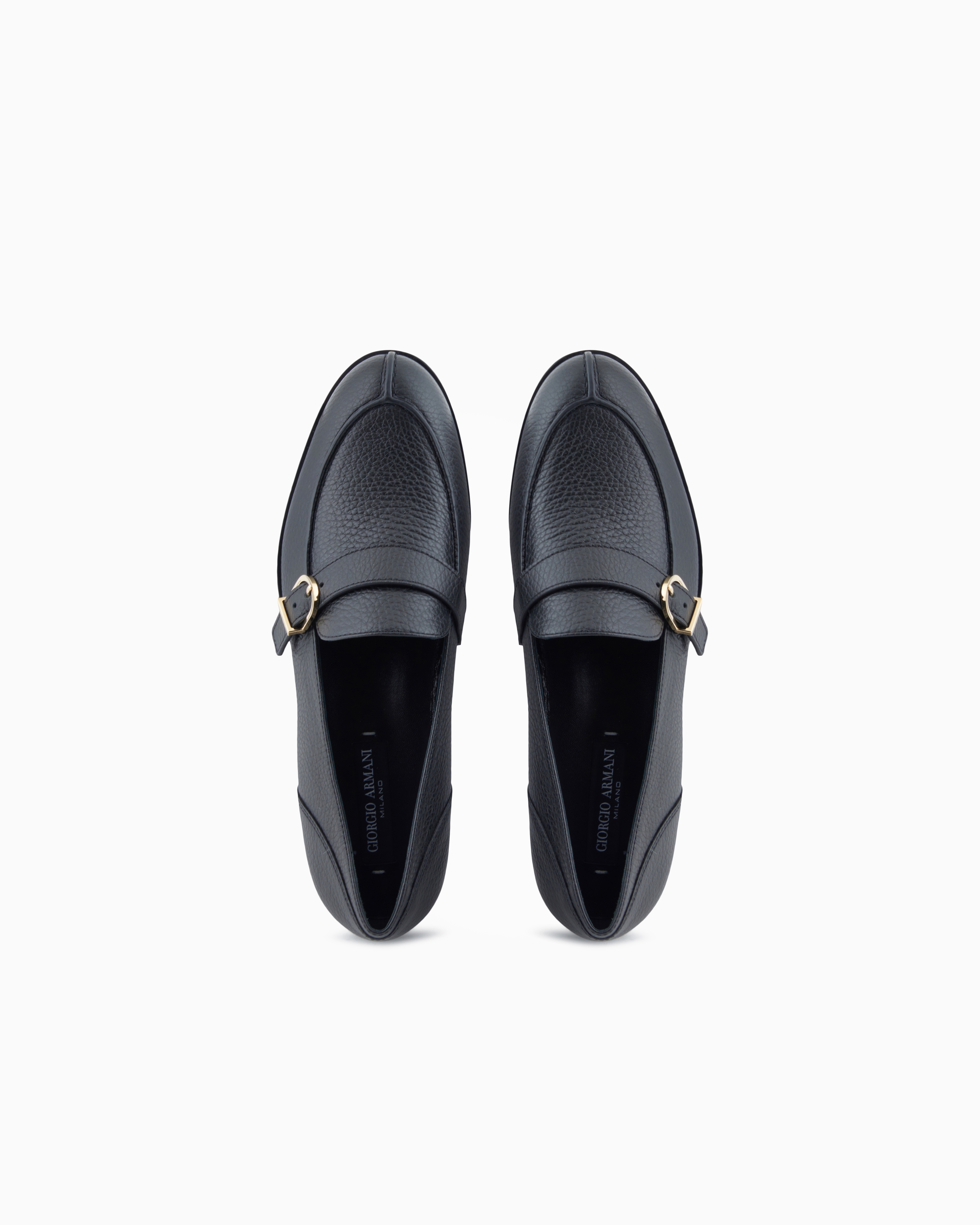 Giorgio Armani Mocassins En Cuir De Veau