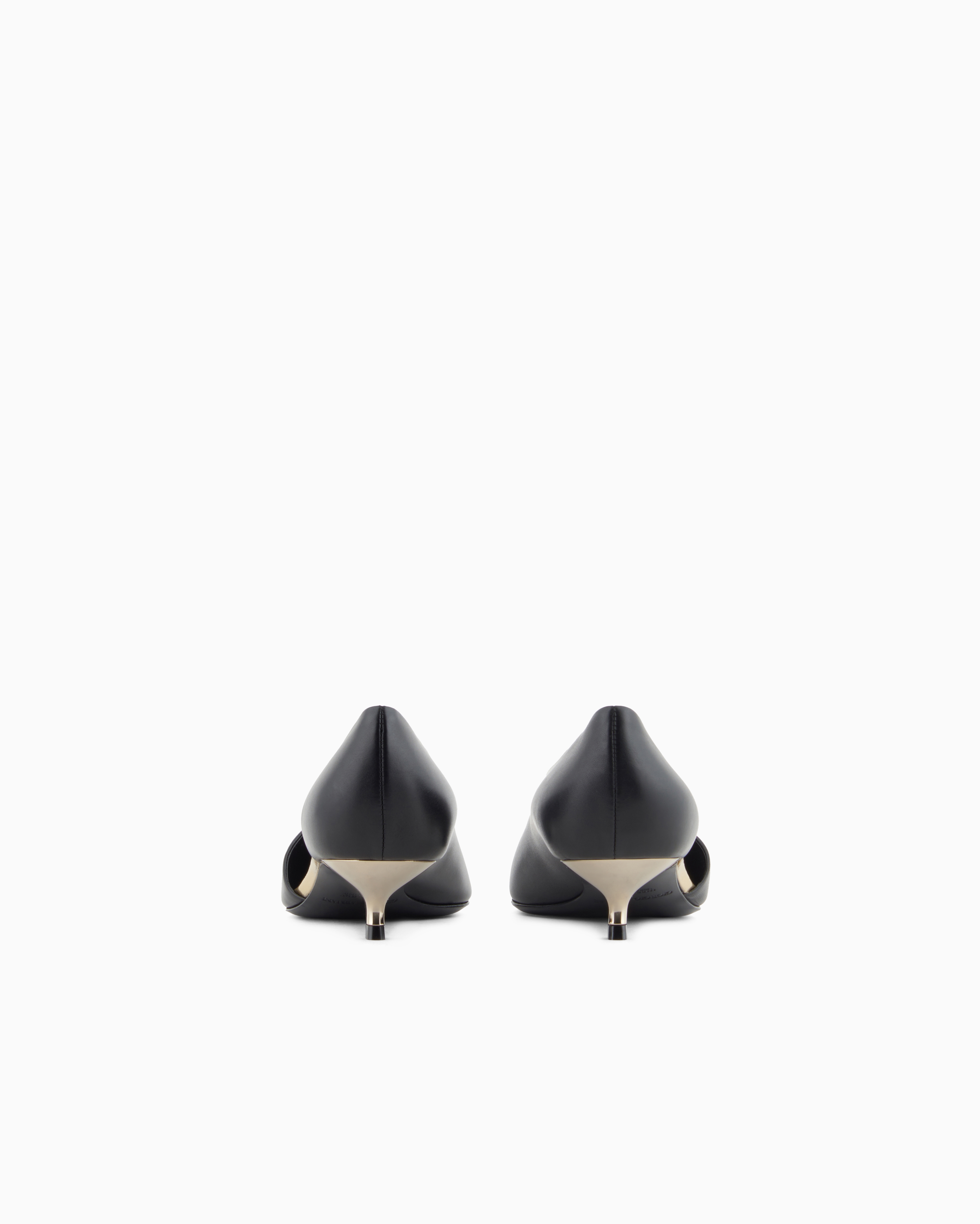 Giorgio Armani D'orsay Court Shoes In Calfskin