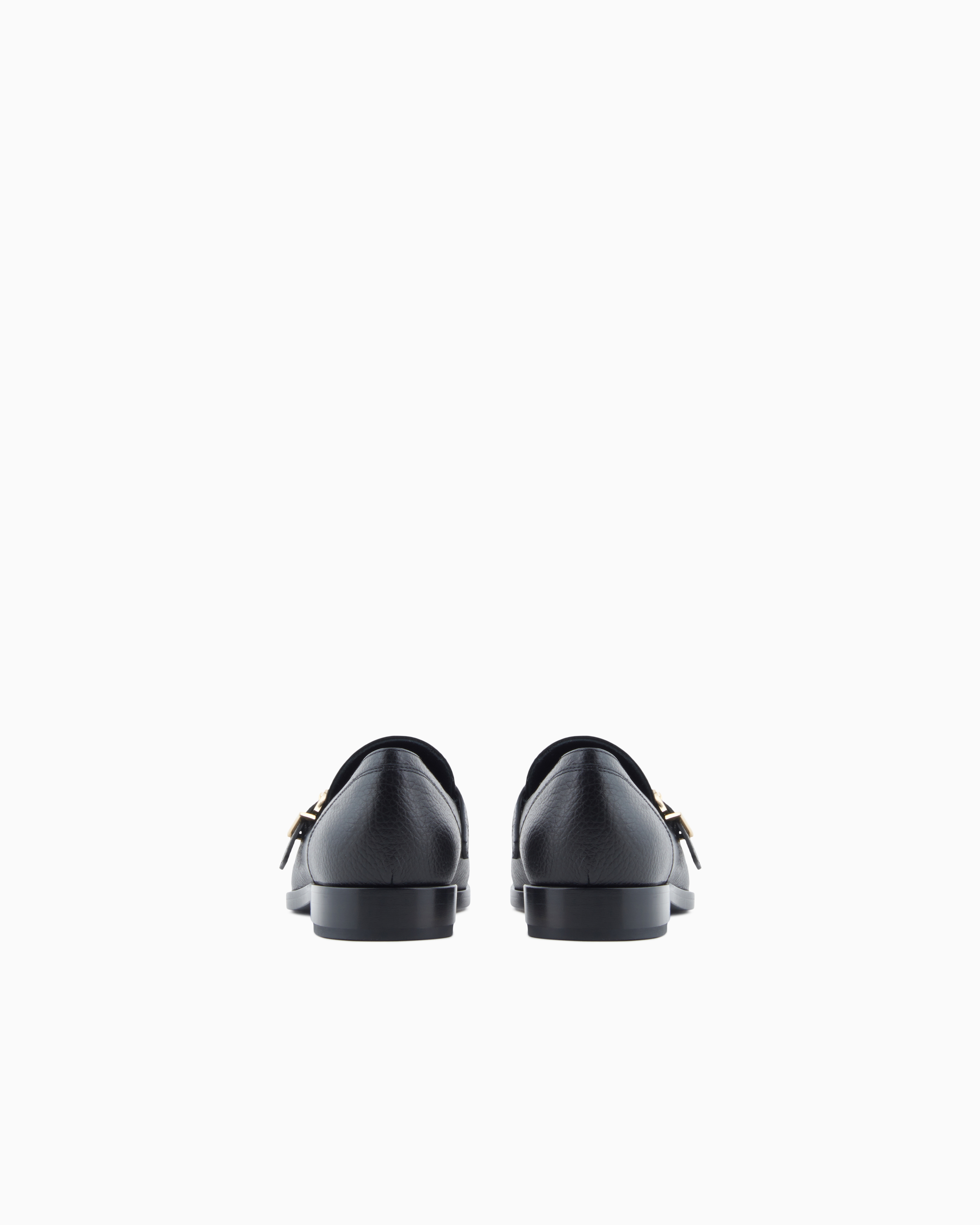 Giorgio Armani Mocassins En Cuir De Veau