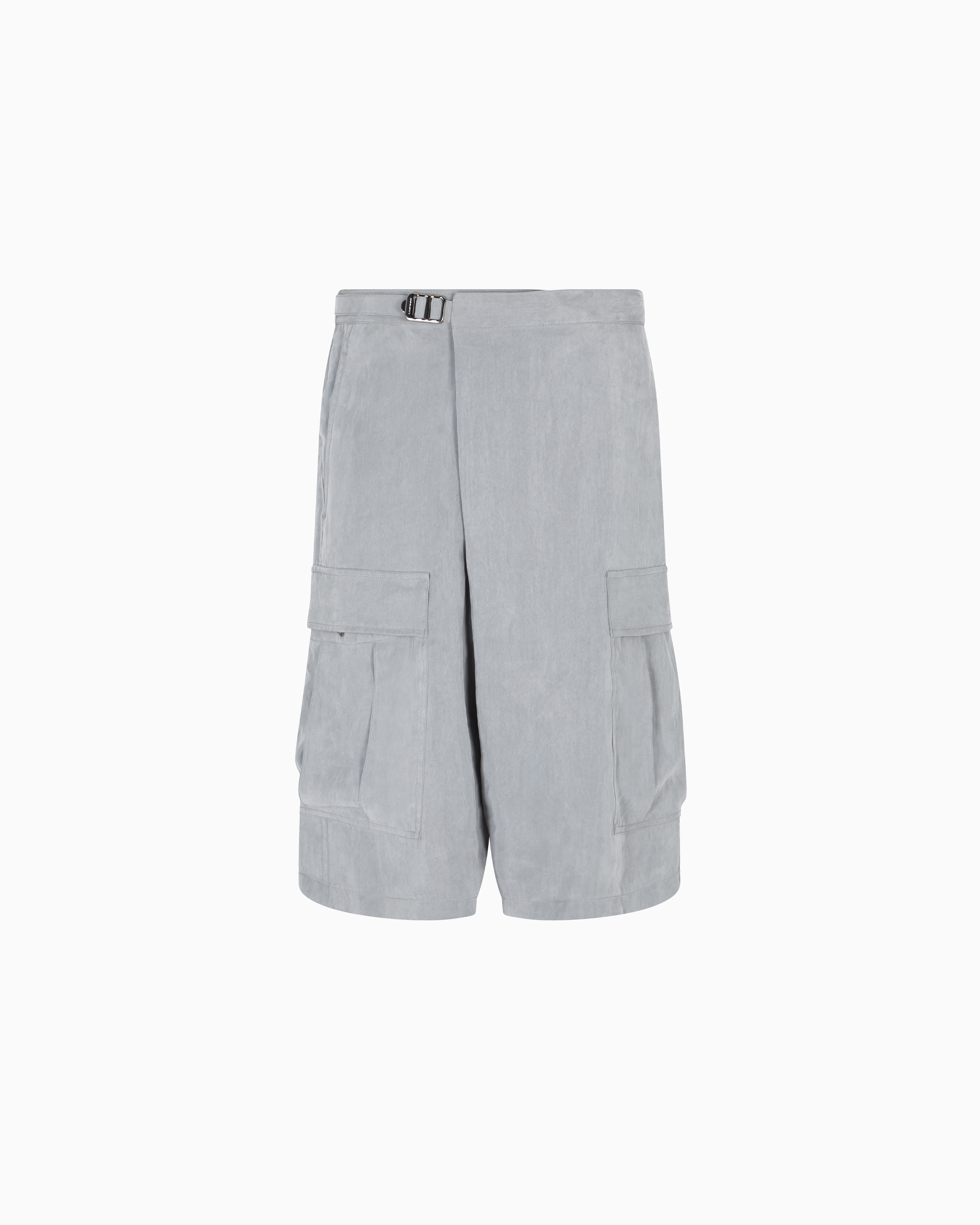 ★Binary01★new★ Lakne Flower Cargo Bermudua Pants Men's Nylon cargo shorts with abstract print | Pink | Diesel