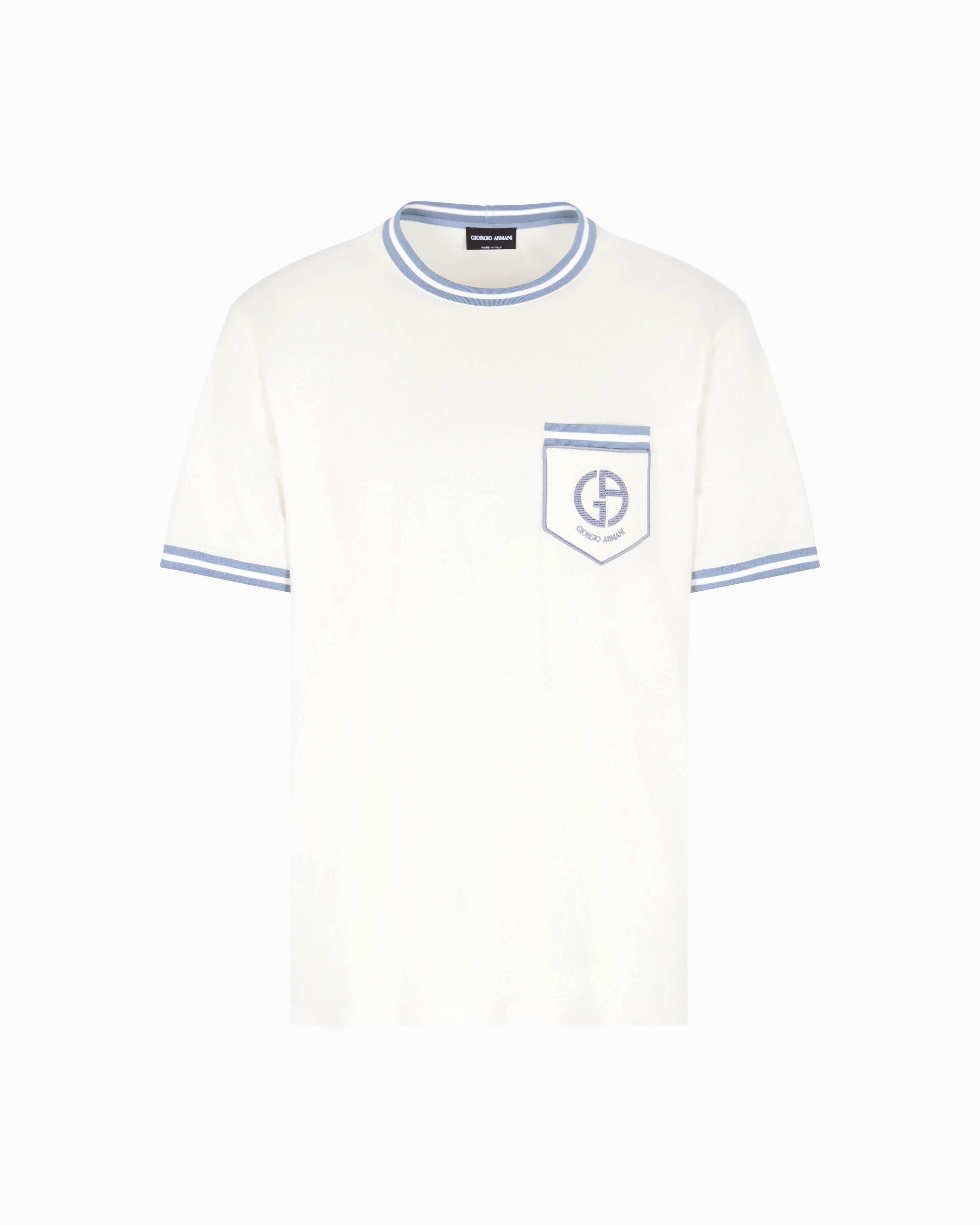 GIORGIO ARMANI SILK T-SHIRT シルク ジョルジオアルマーニシルクストレッチ黒Tシャツ