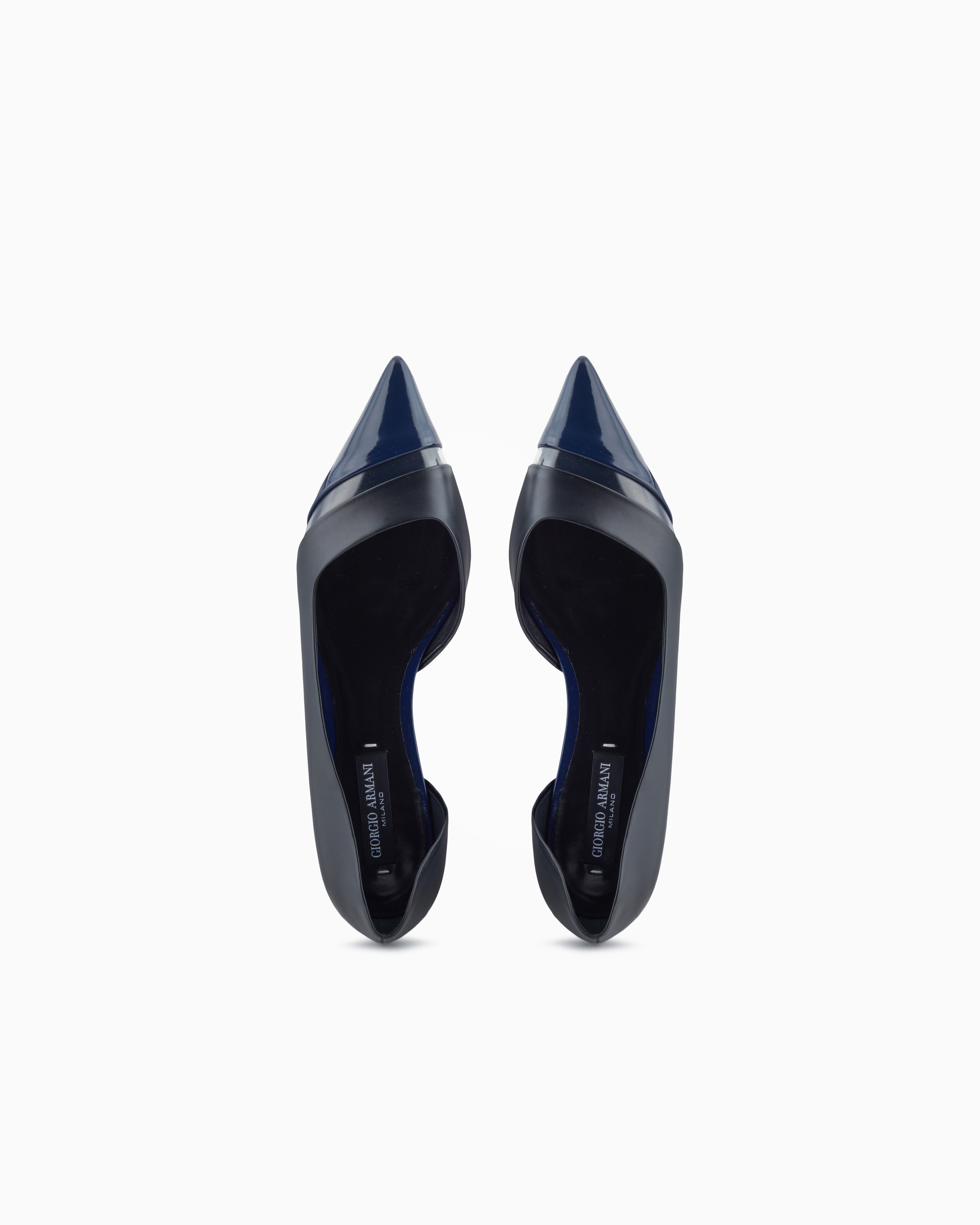 Giorgio Armani Ballet Flats In Blue