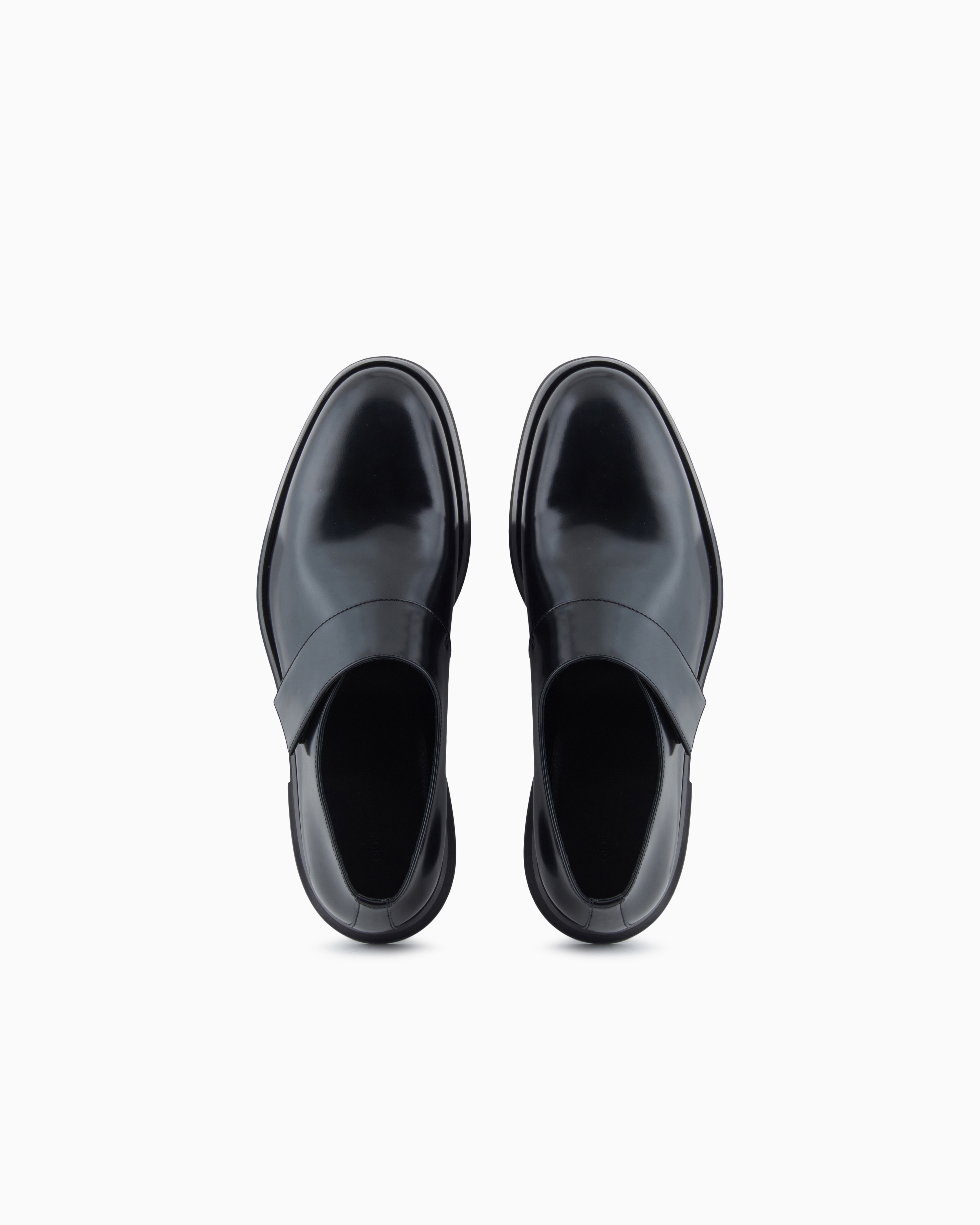 Giorgio Armani Chaussures À Boucle In Black