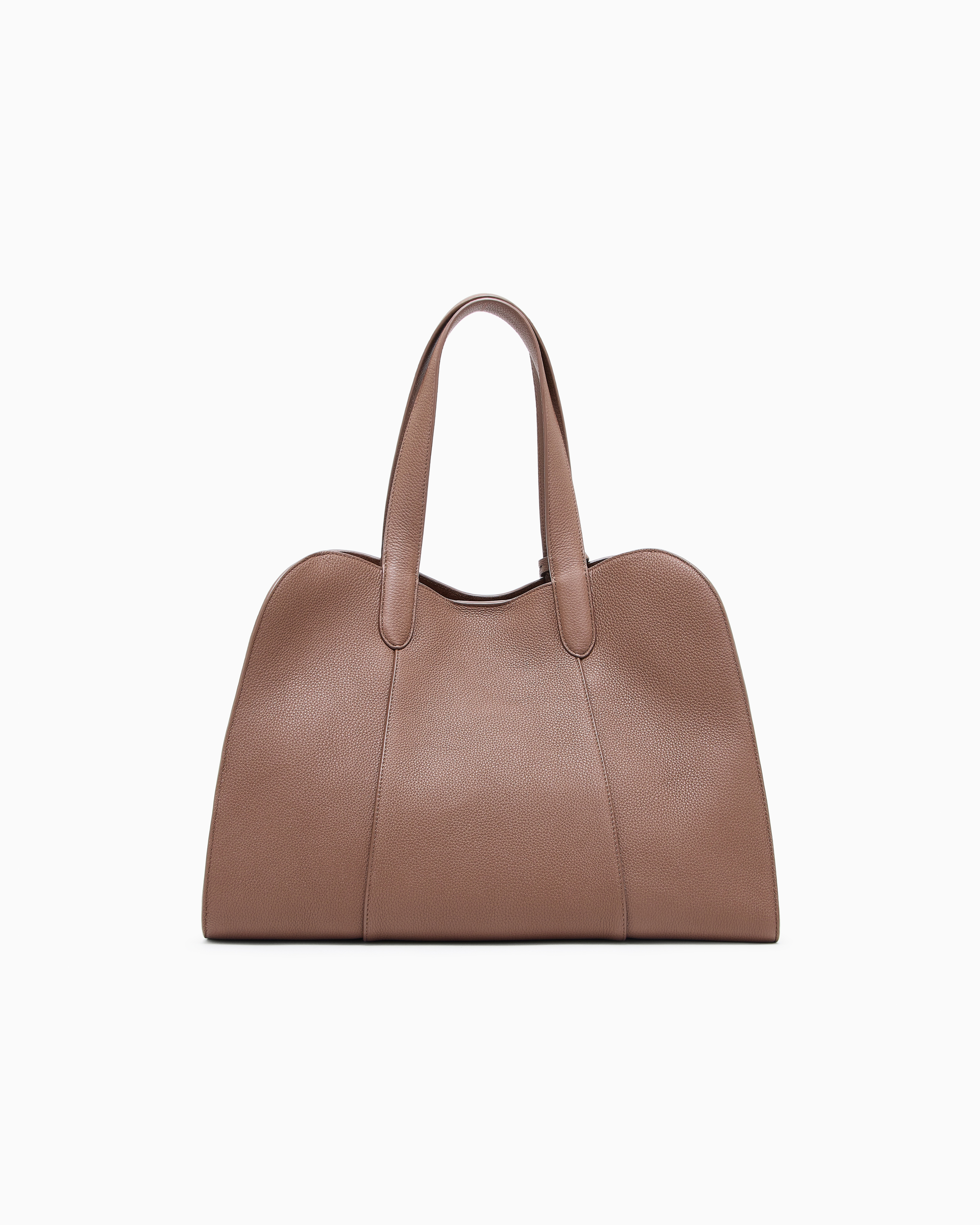 関税送料込 ARMANI ハンドバッグ ペブルドレザー スモール ハンドバッグ ペブルドレザー ミディアム | Giorgio Armani