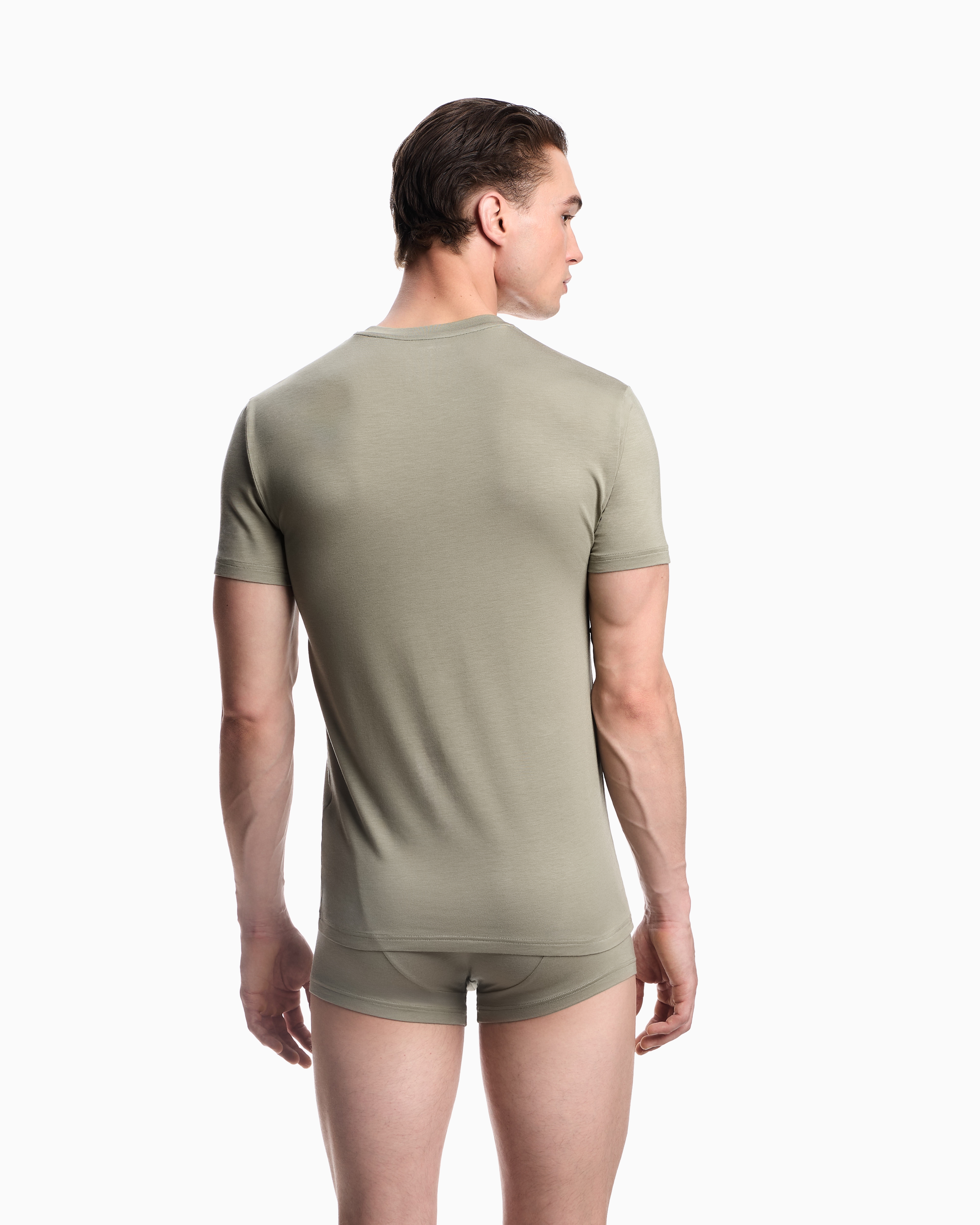 ラウンドネックTシャツ 2枚セット ★ EMPORIO ARMANI EMPORIO ARMANI エンポリオ アルマーニ Tシャツ 2枚セット