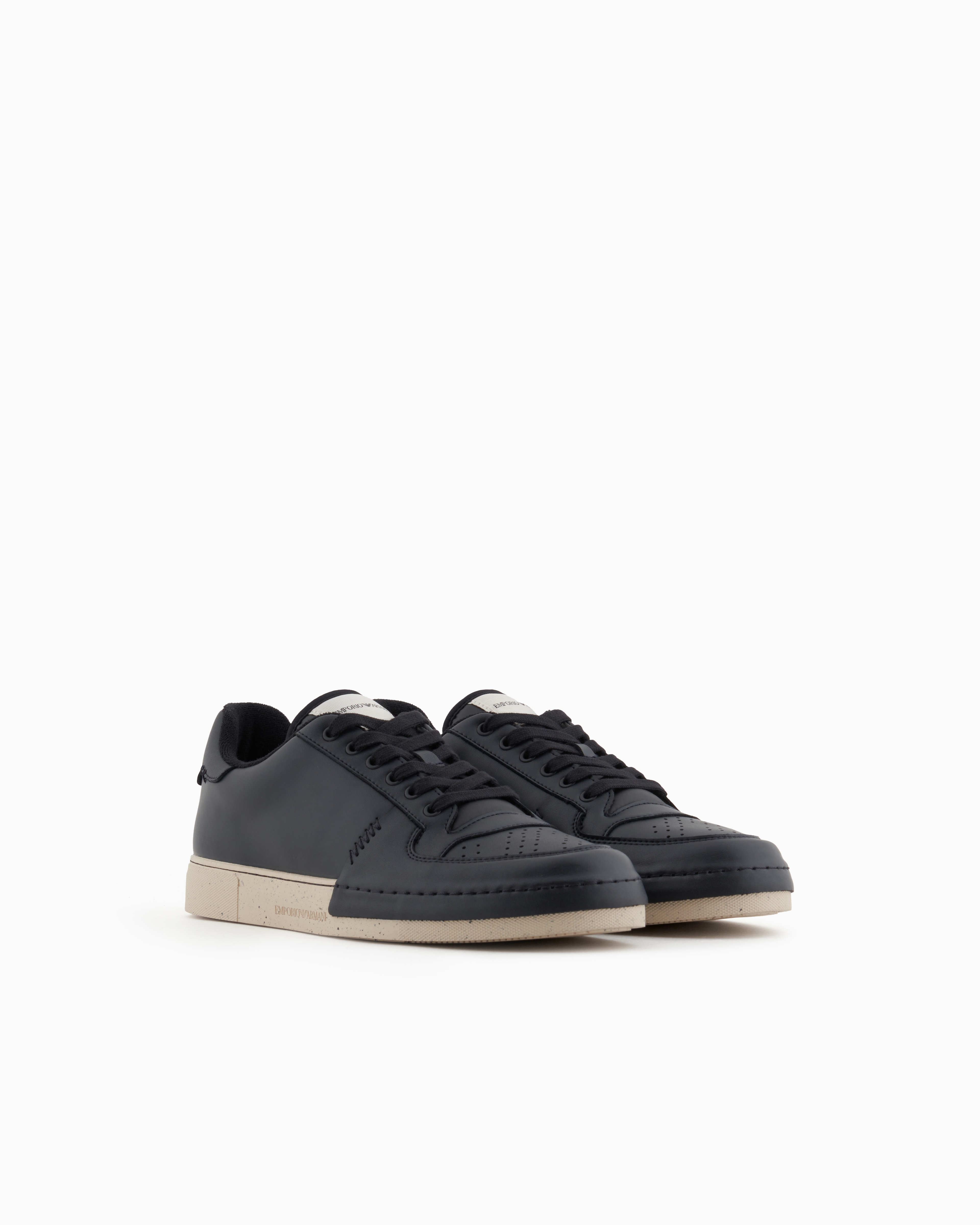Smooth leather sneakers | Emporio Armani