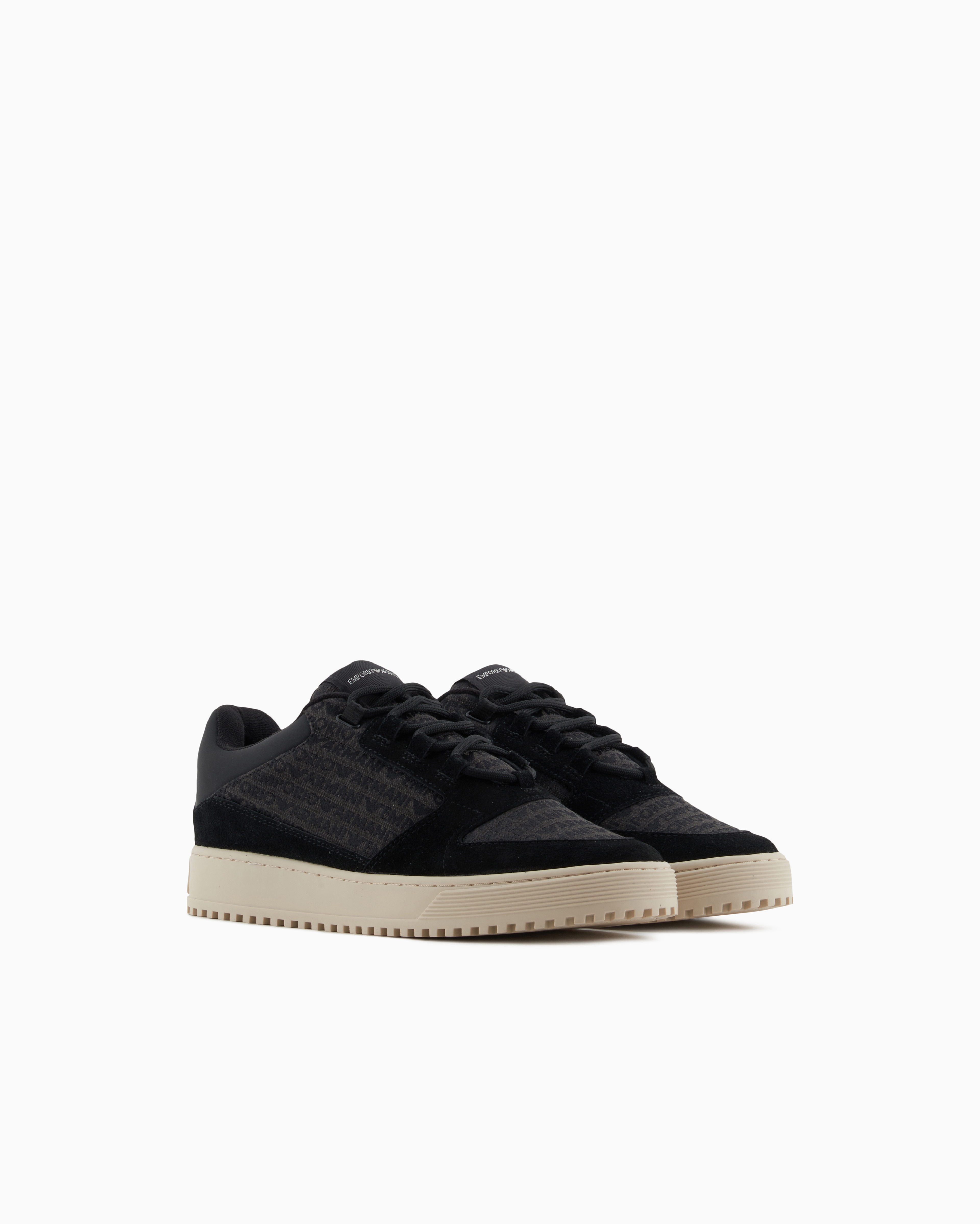 【EMPORIO ARMANI】スエード ローカット スニーカー レディース EMPORIO ARMANI】スエード ローカット スニーカー レディース
