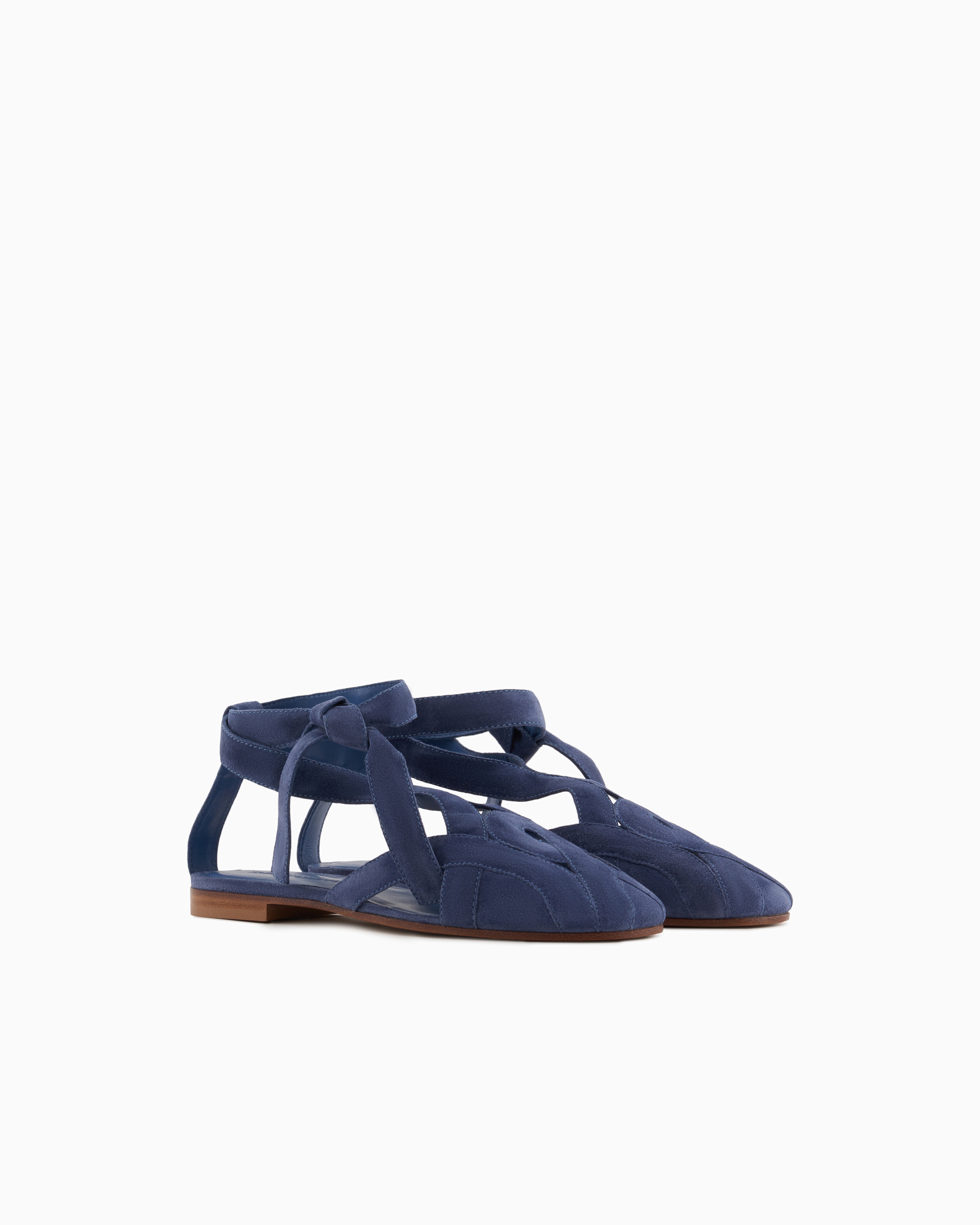 EMPORIO ARMANI サテンハイヒール Satin and rhinestone ankle-strap pumps | Giorgio Armani