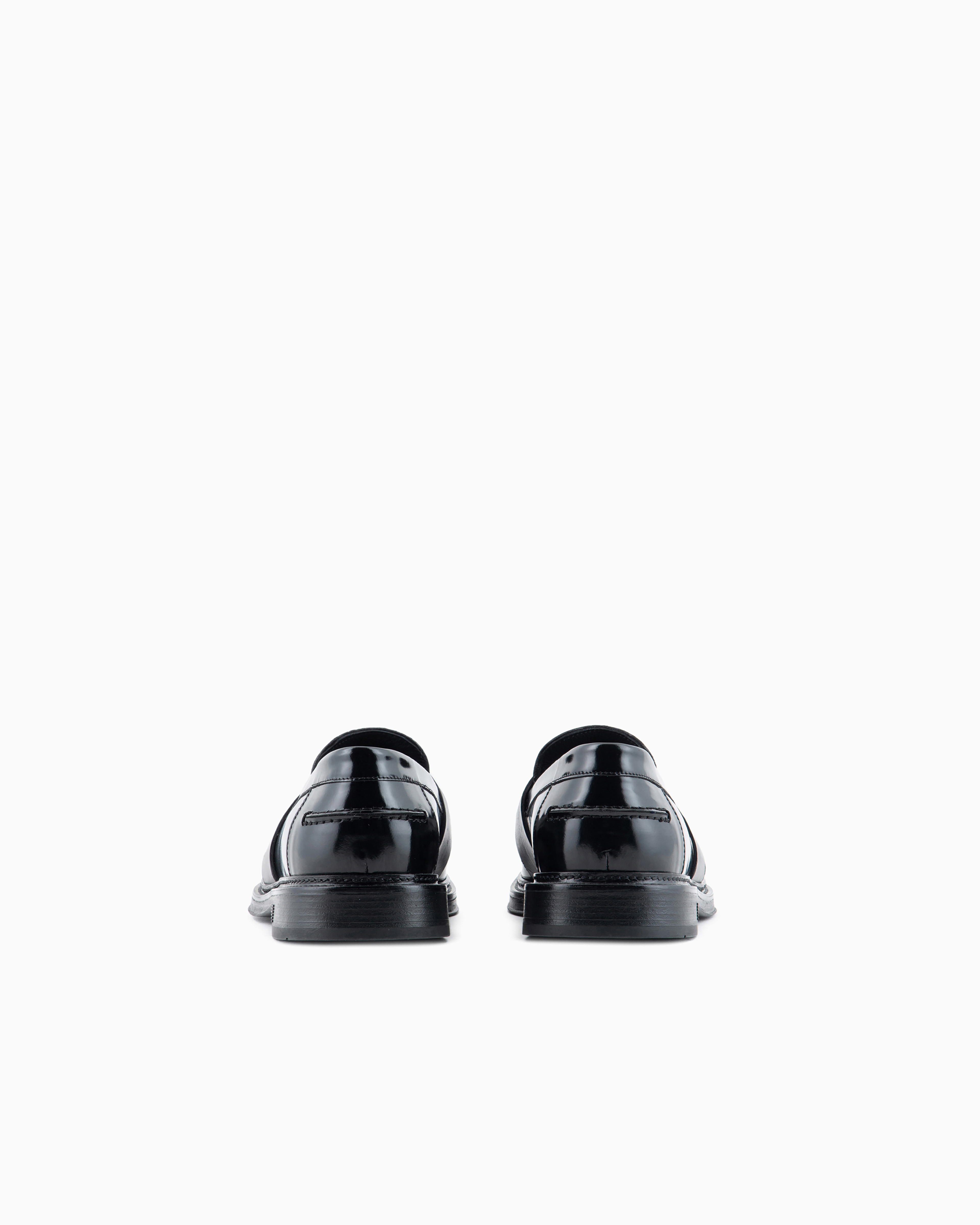 エンポリオアルマーニ　ローファー ビジネスシューズ　24cm ローファー ブラッシュドレザー製 | Emporio Armani