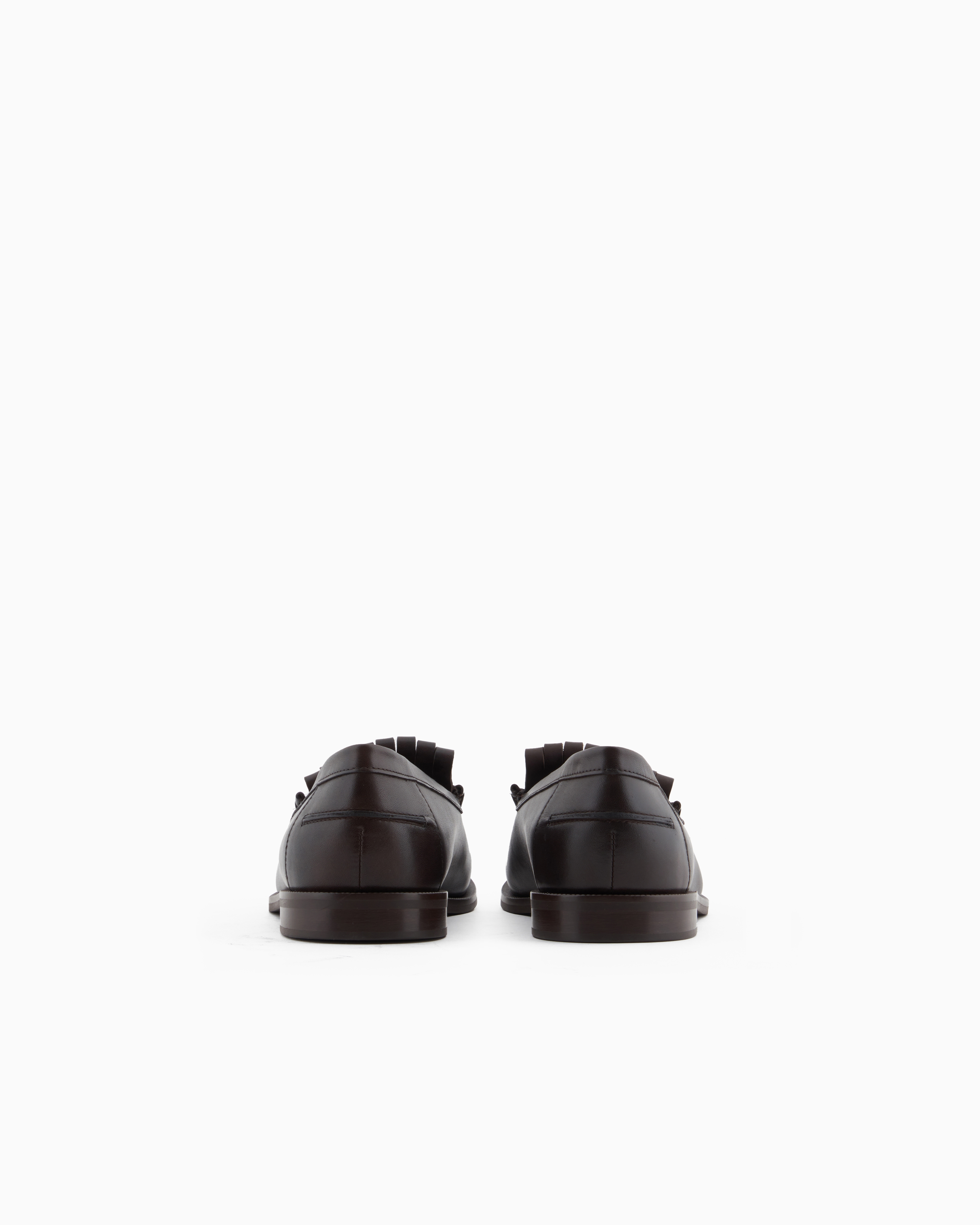 【新品、未使用】定価：55000円 EMPORIO ARMANI ローファー ARMANI EXCHANGE (アルマーニ エクスチェンジ) AXロゴ チャン