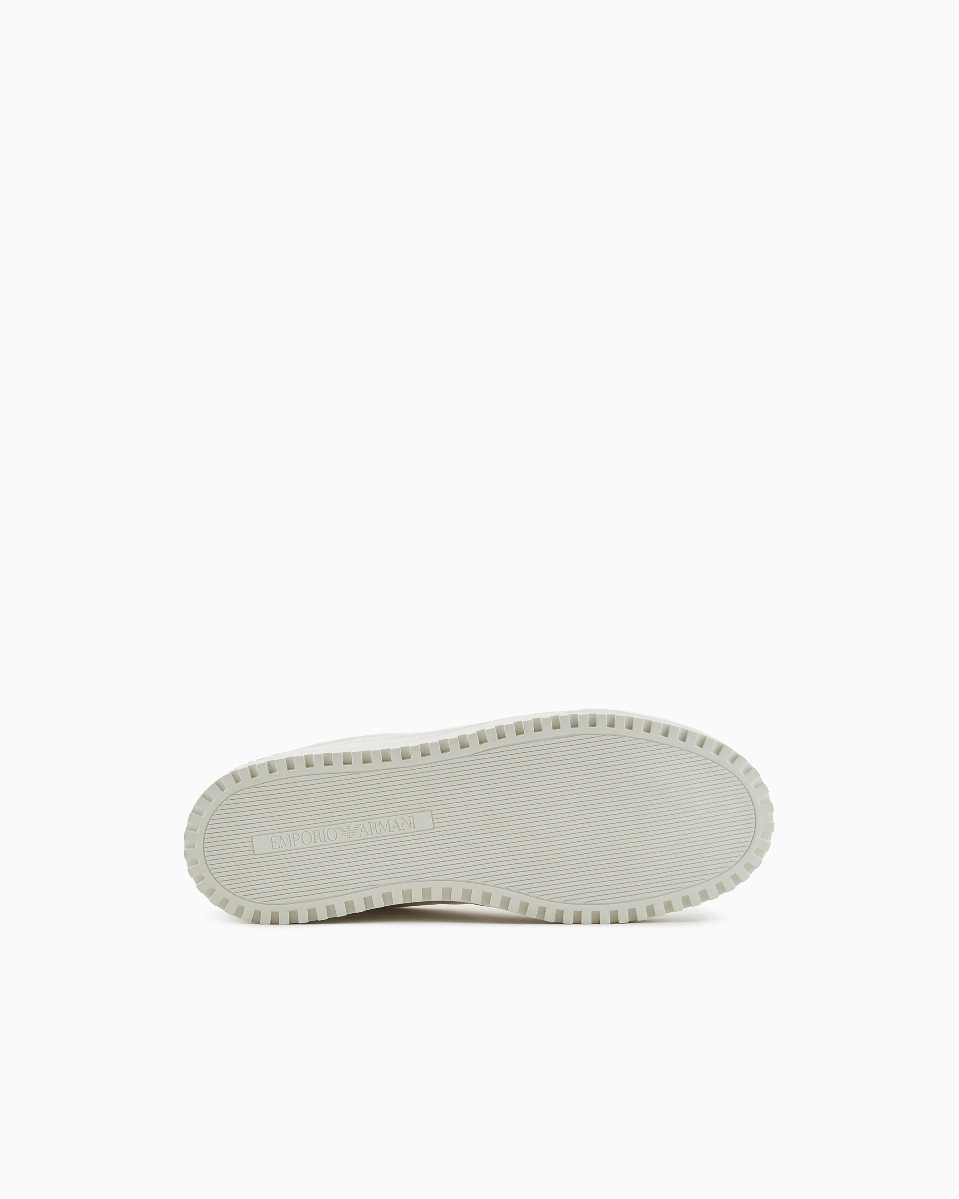 Sneakers with oversized embossed eagle | Emporio Armani