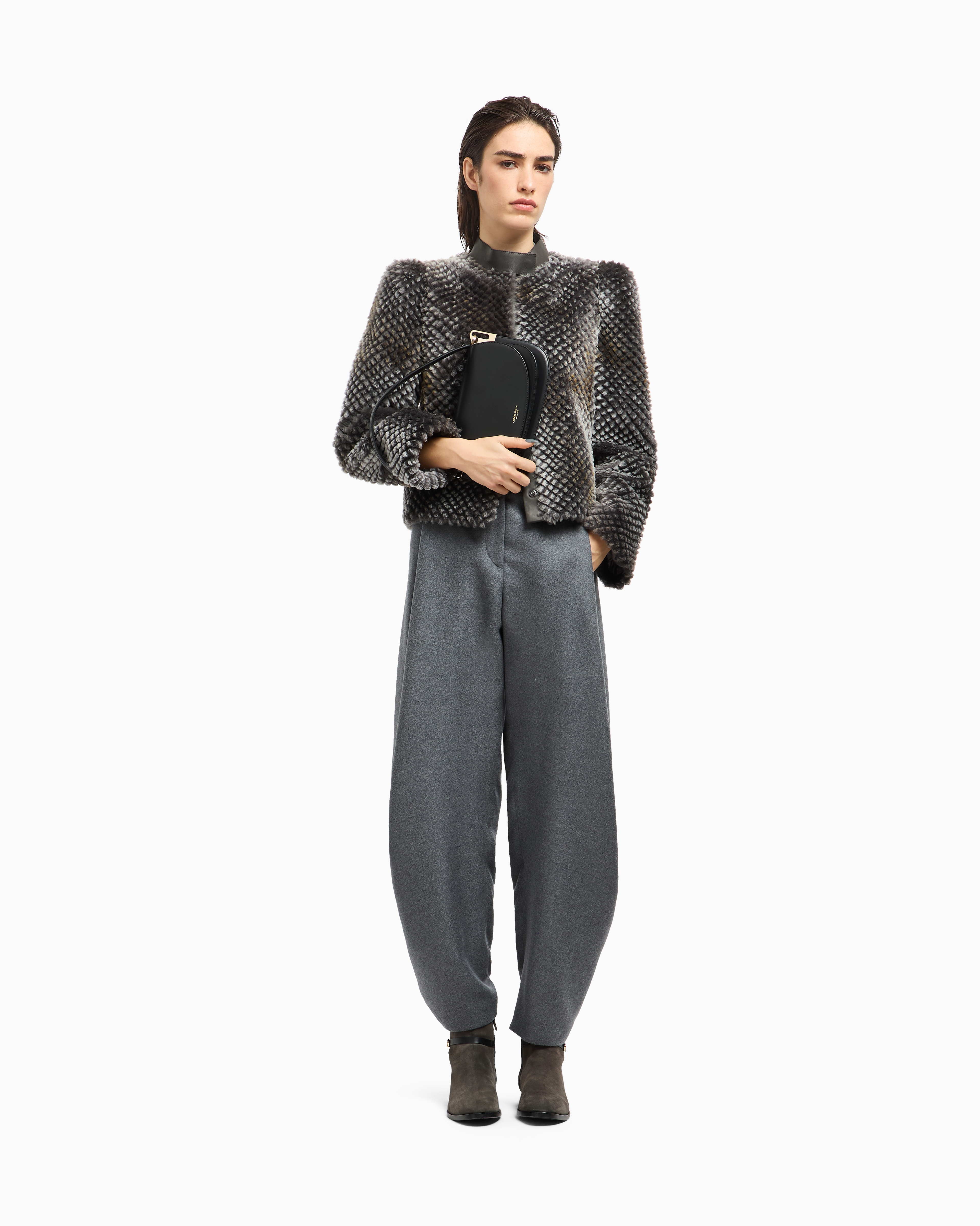 Giorgio Armani Pull En Jersey Effet Chiné