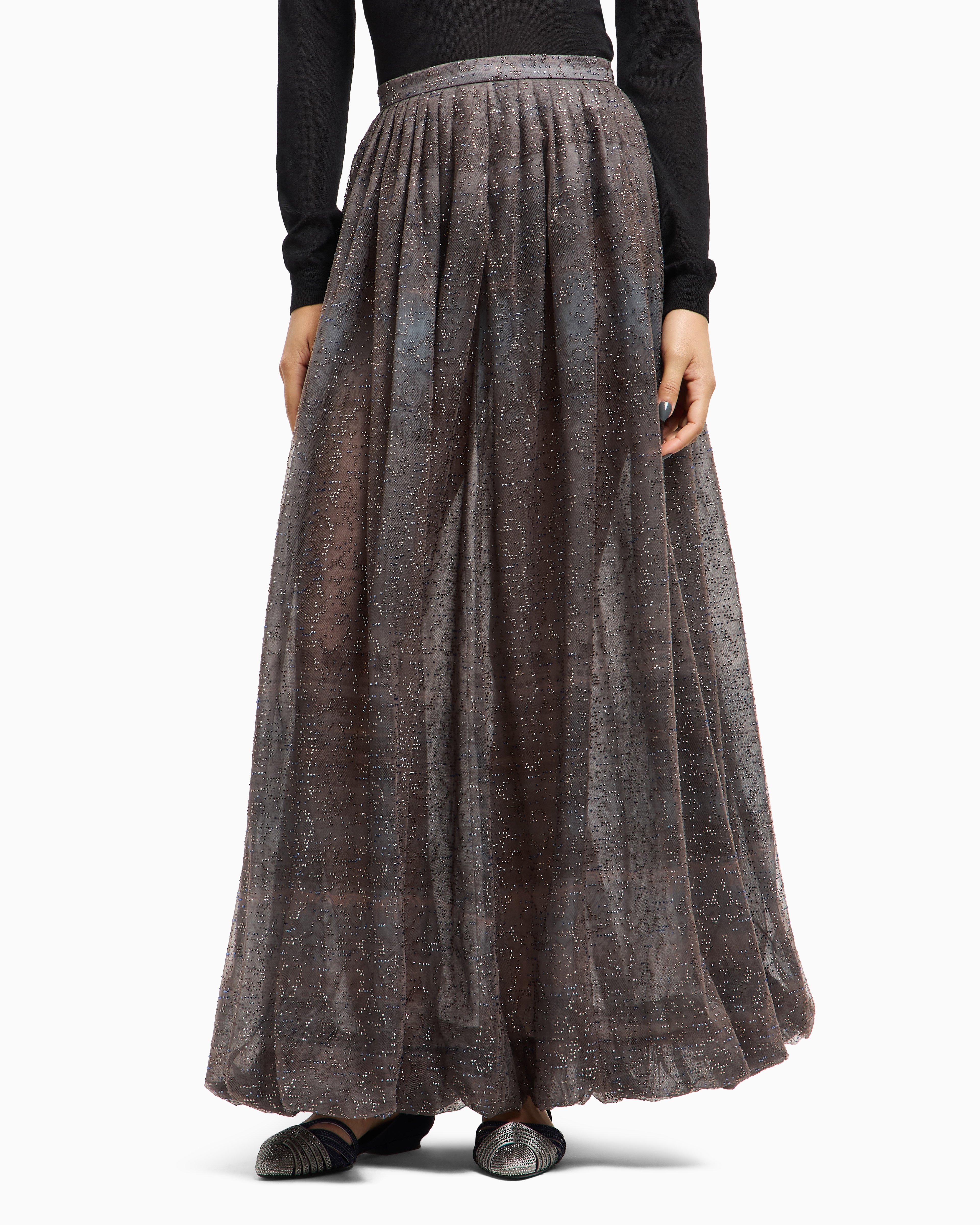 Giorgio Armani Long Skirts In Pattern