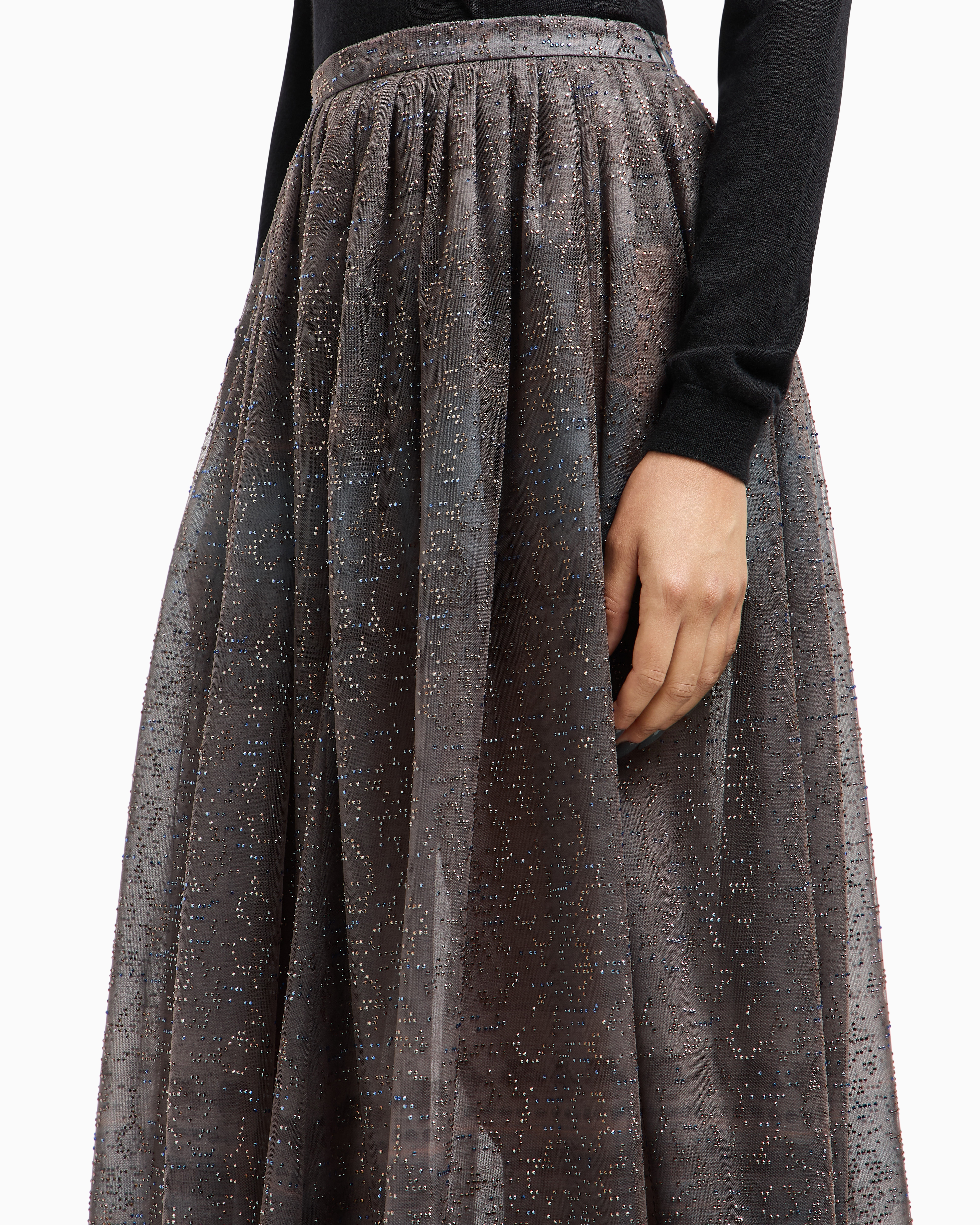 Giorgio Armani Long Skirts In Pattern