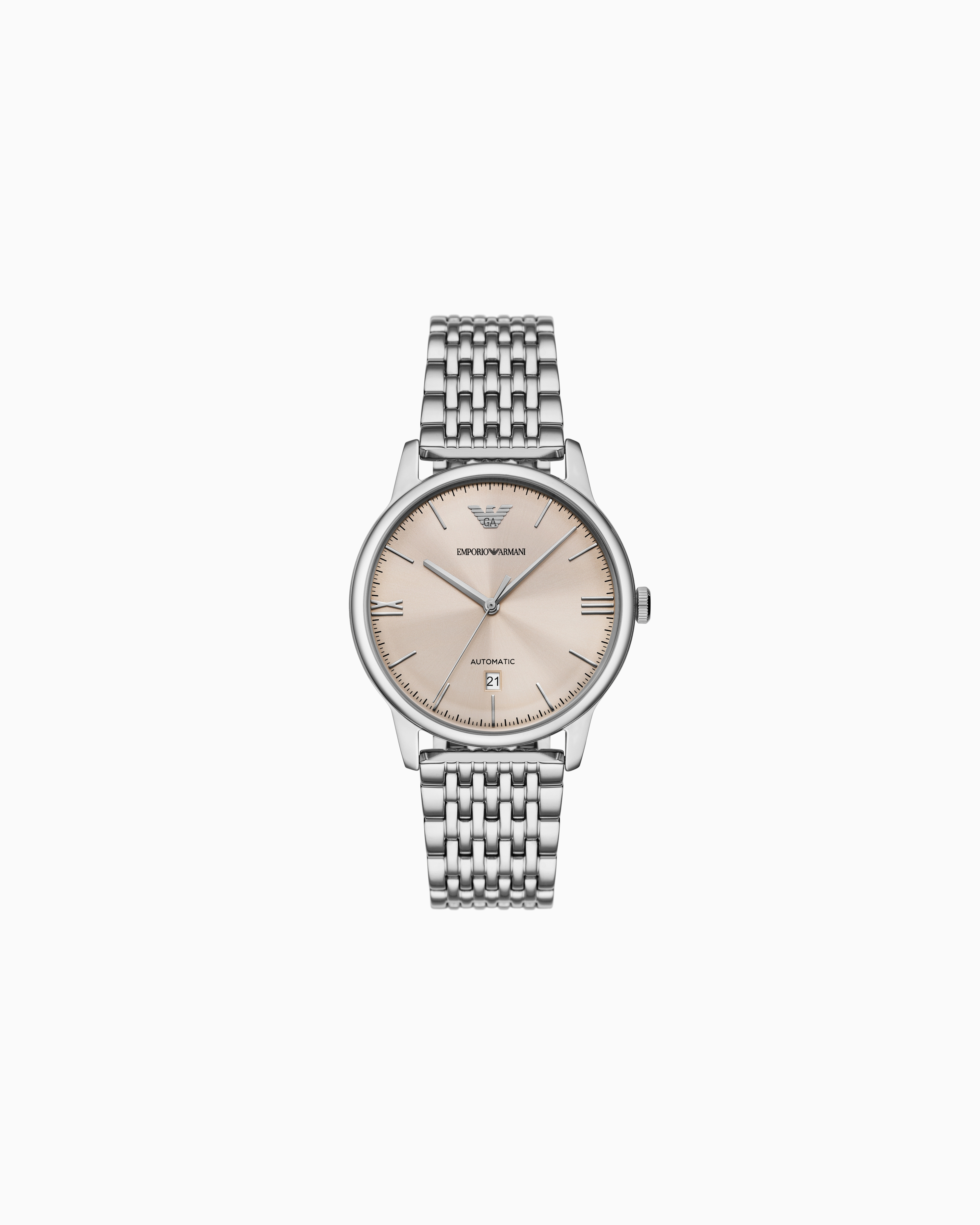 Emporio Armani -  Automatic Stainless Steel Watch, Man, Multicoloured, Size: TU