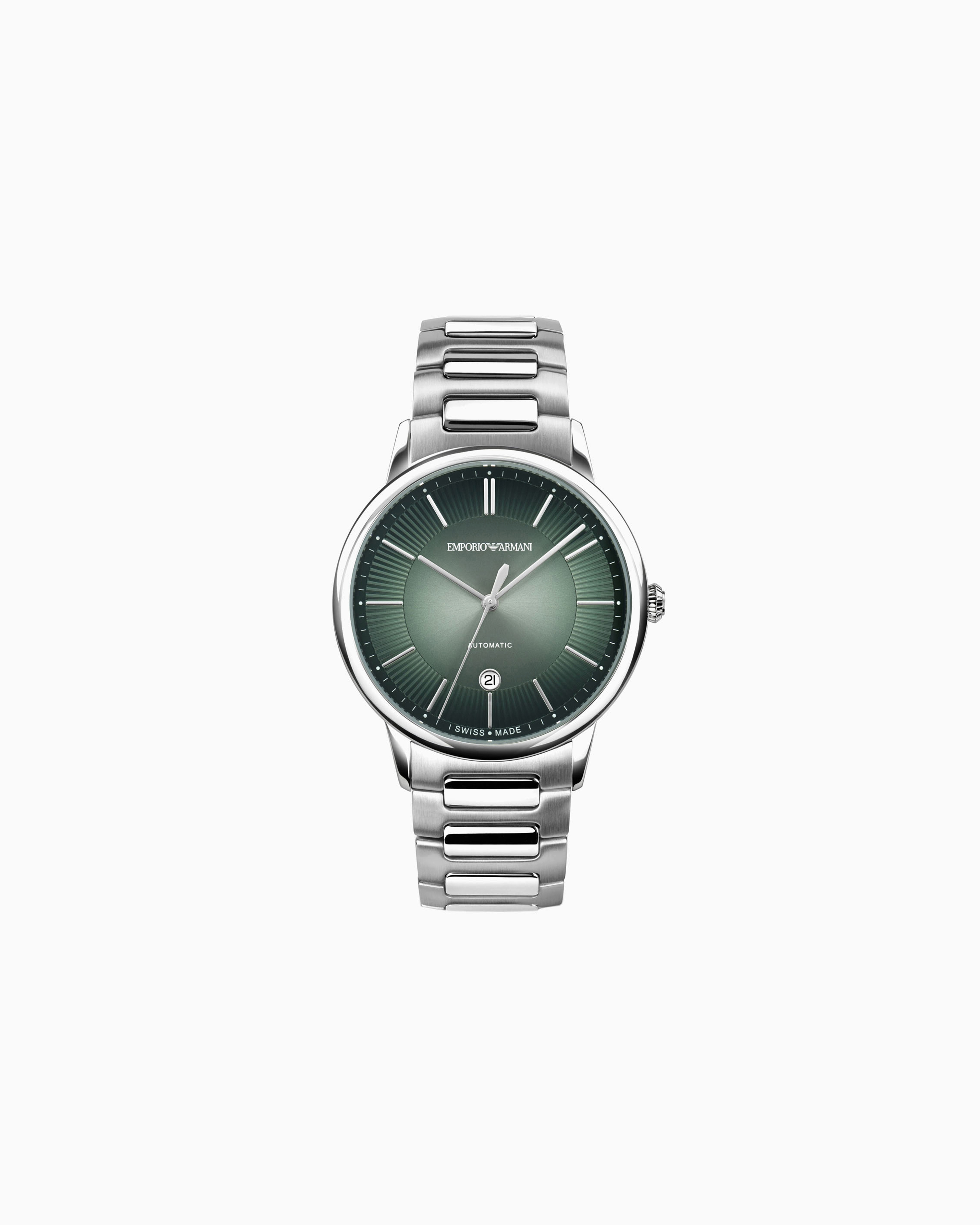 Emporio Armani - Swiss Made stainless steel automatic watch, Man, Multicoloured, Size: TU