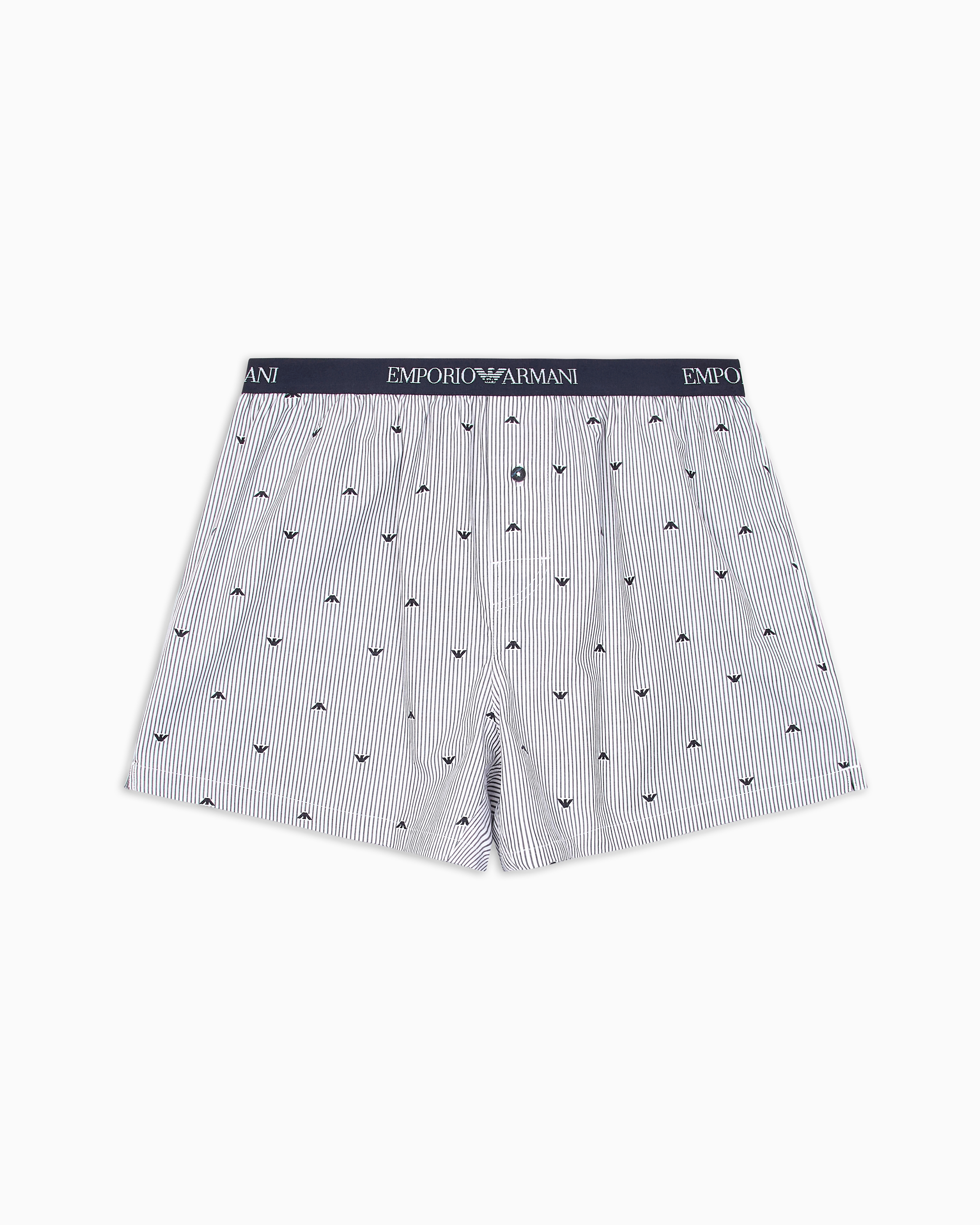 [EMPORIO ARMANI UW] ピクセルパターンロゴバンドトランクス EMPORIO ARMANI UW] ピクセルパターンロゴバンドトランクス