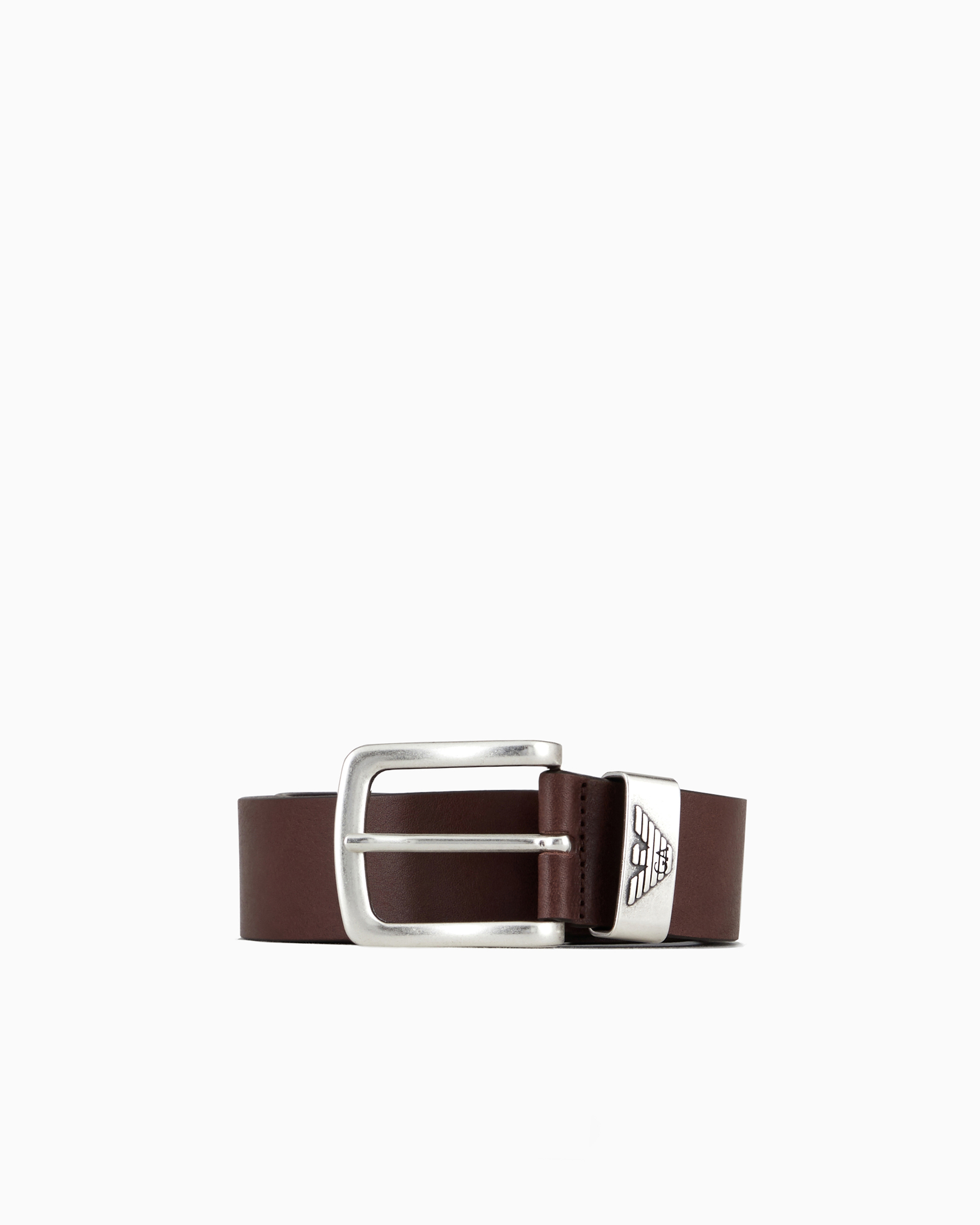 Giorgio Armani アルマーニ レザーベルト スウェード ネイビー