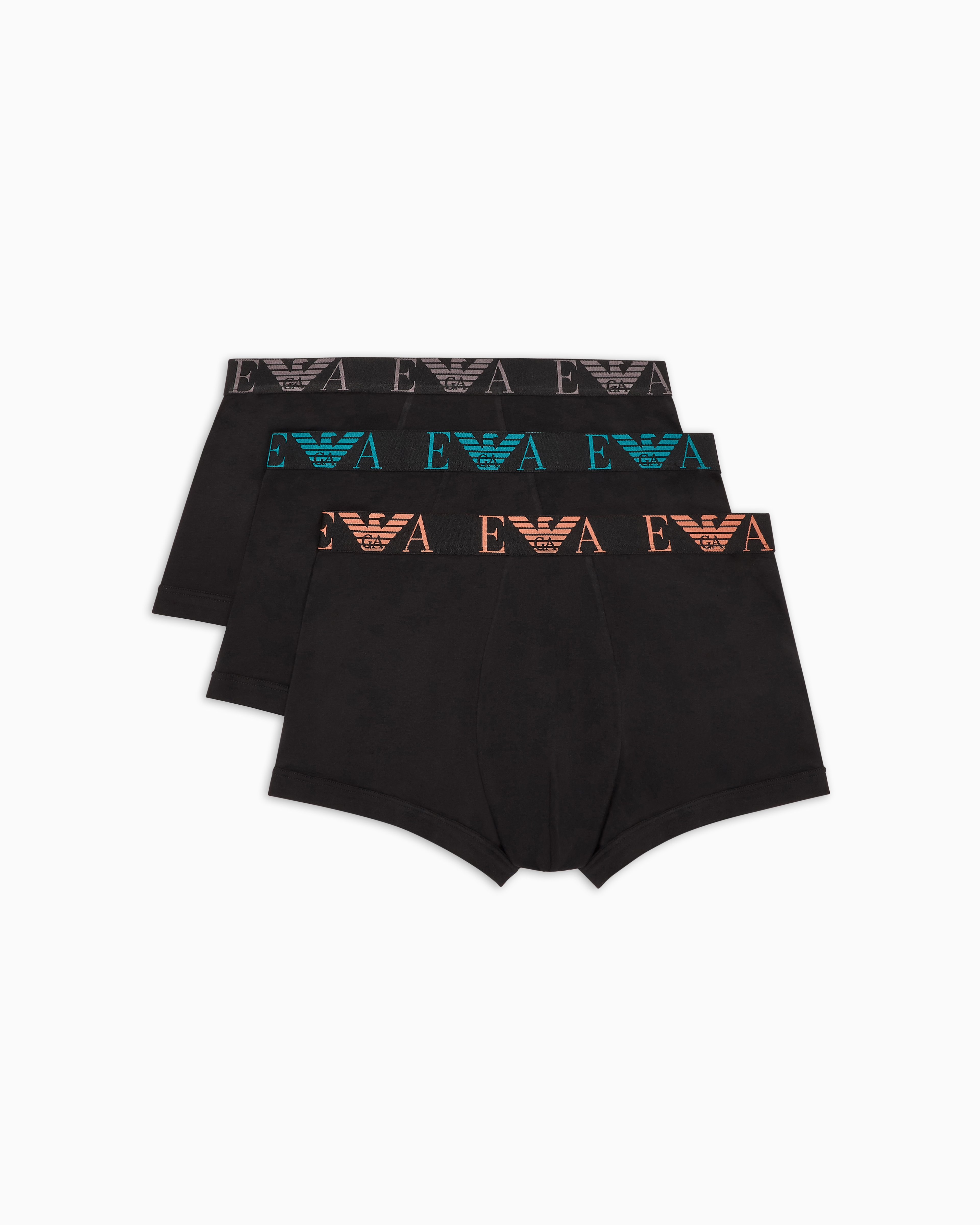ボクサーパンツ3枚セット ボールドモノグラムロゴ | Emporio Armani
