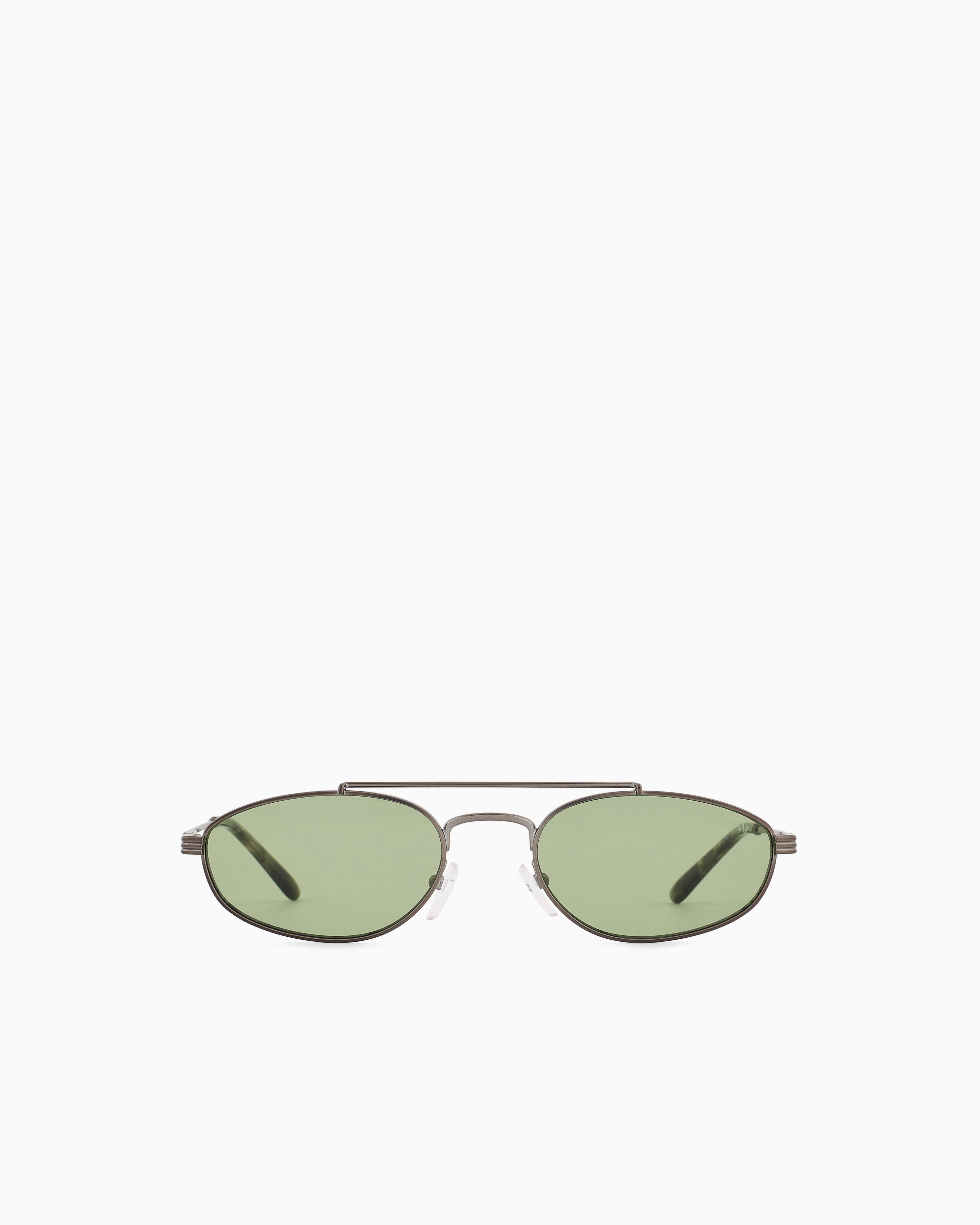 Emporio Armani Men's Grey ’S Aviator Sunglasses Large