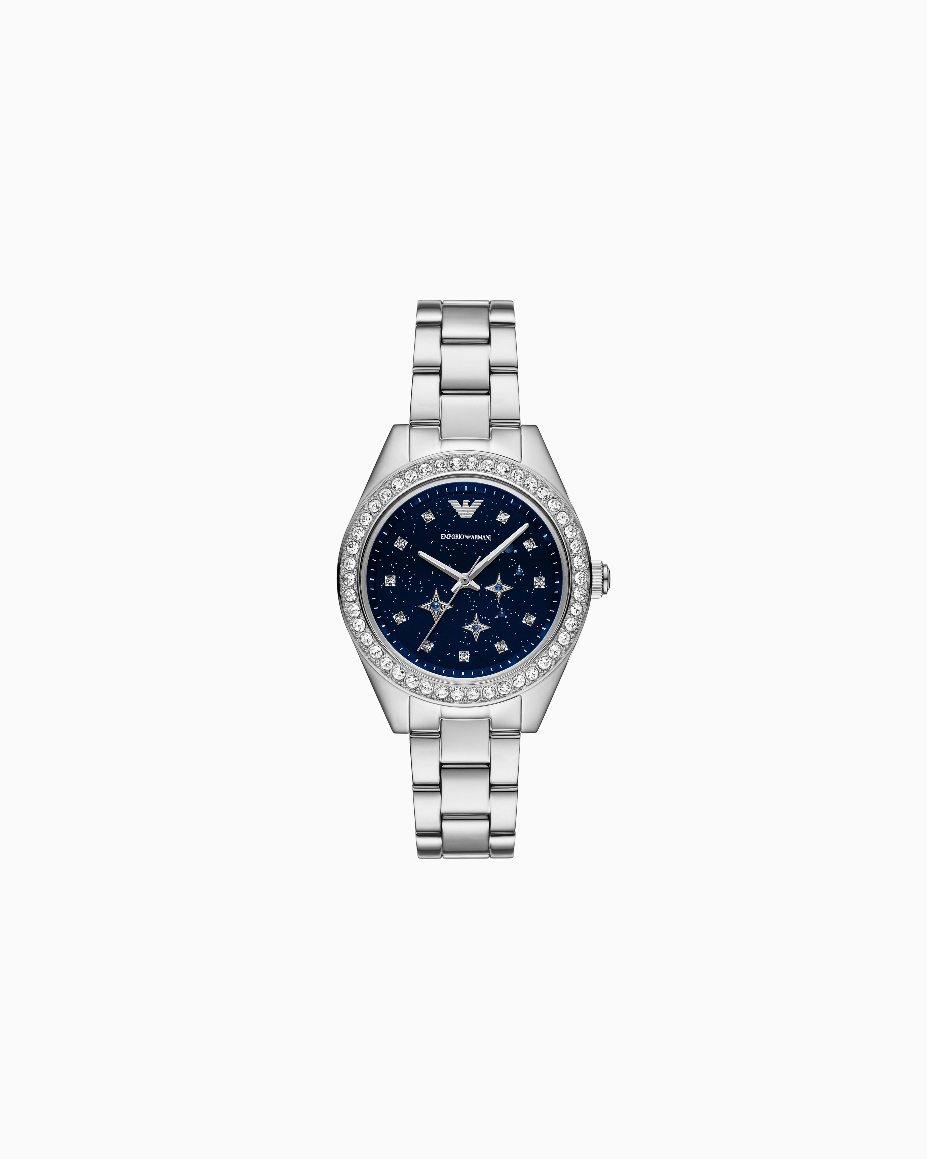 Emporio Armani -  Three-Hand Stainless Steel Watch, Woman, Multicoloured, Size: TU