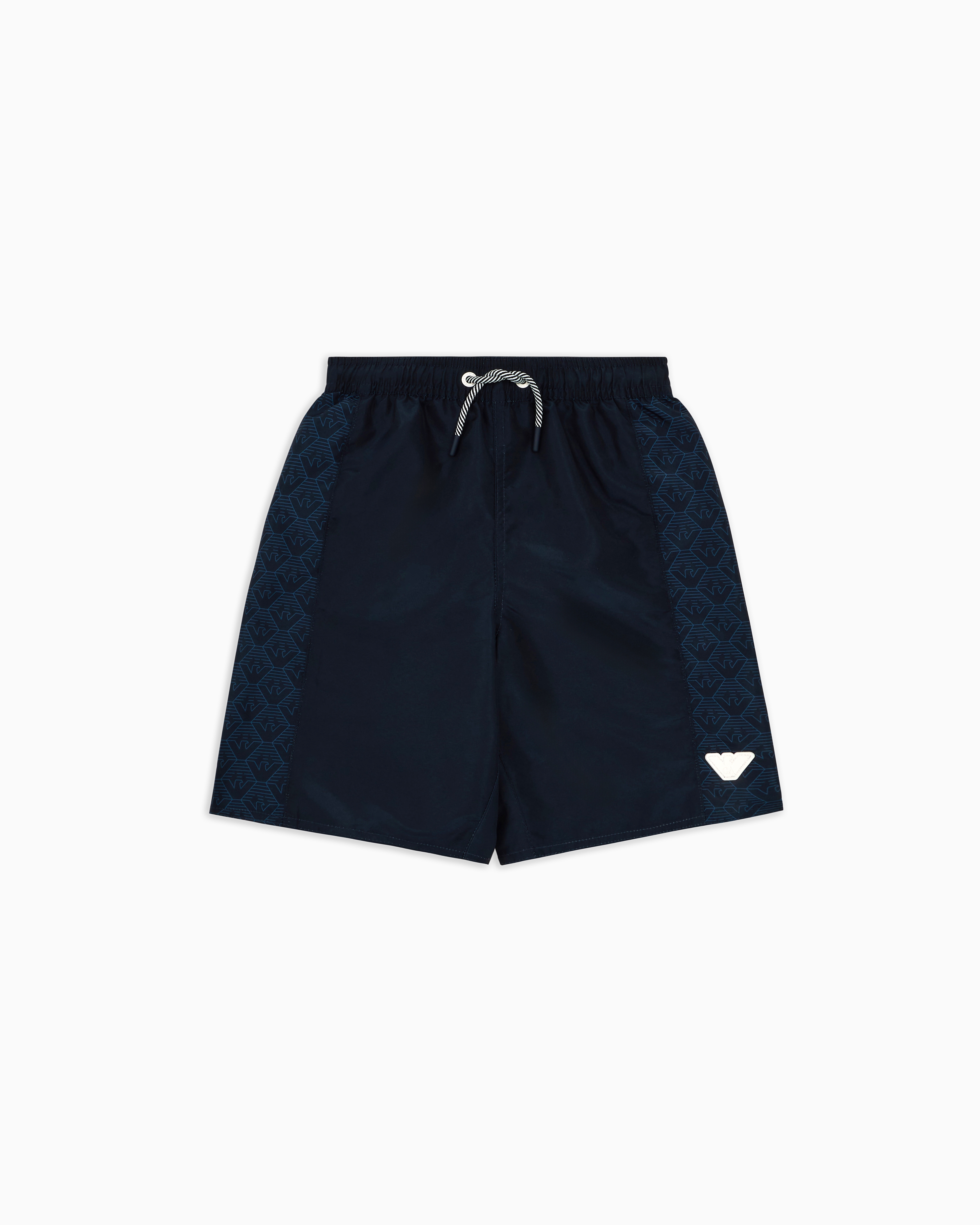 Emporio Armani - ASV Boardshorts with logo band, Boy, Size: