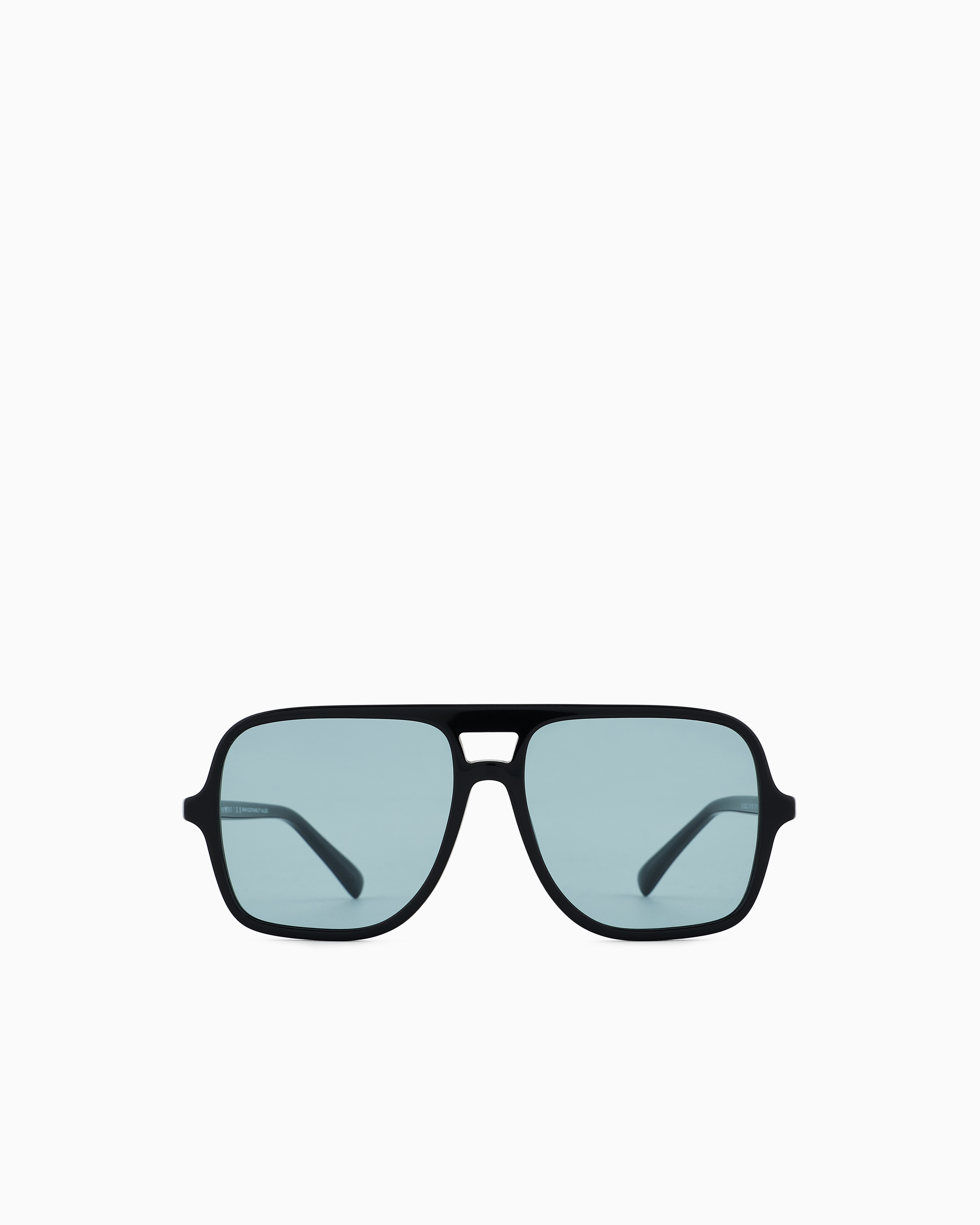 Emporio Armani - Men’s aviator sunglasses, Man, Black, Size: 57L
