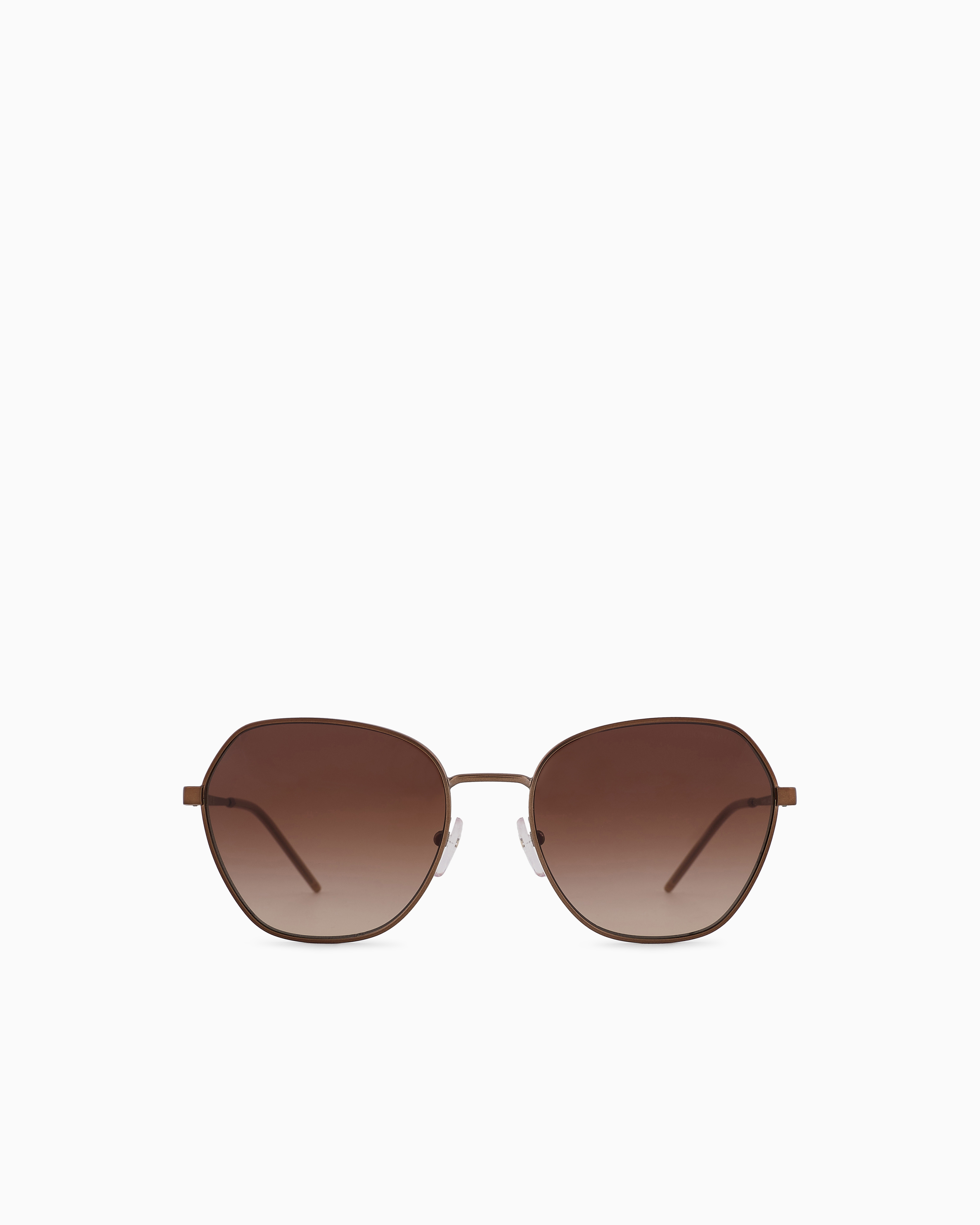 Emporio Armani Women's Beige ’S Irregular-Shaped Sunglasses Large