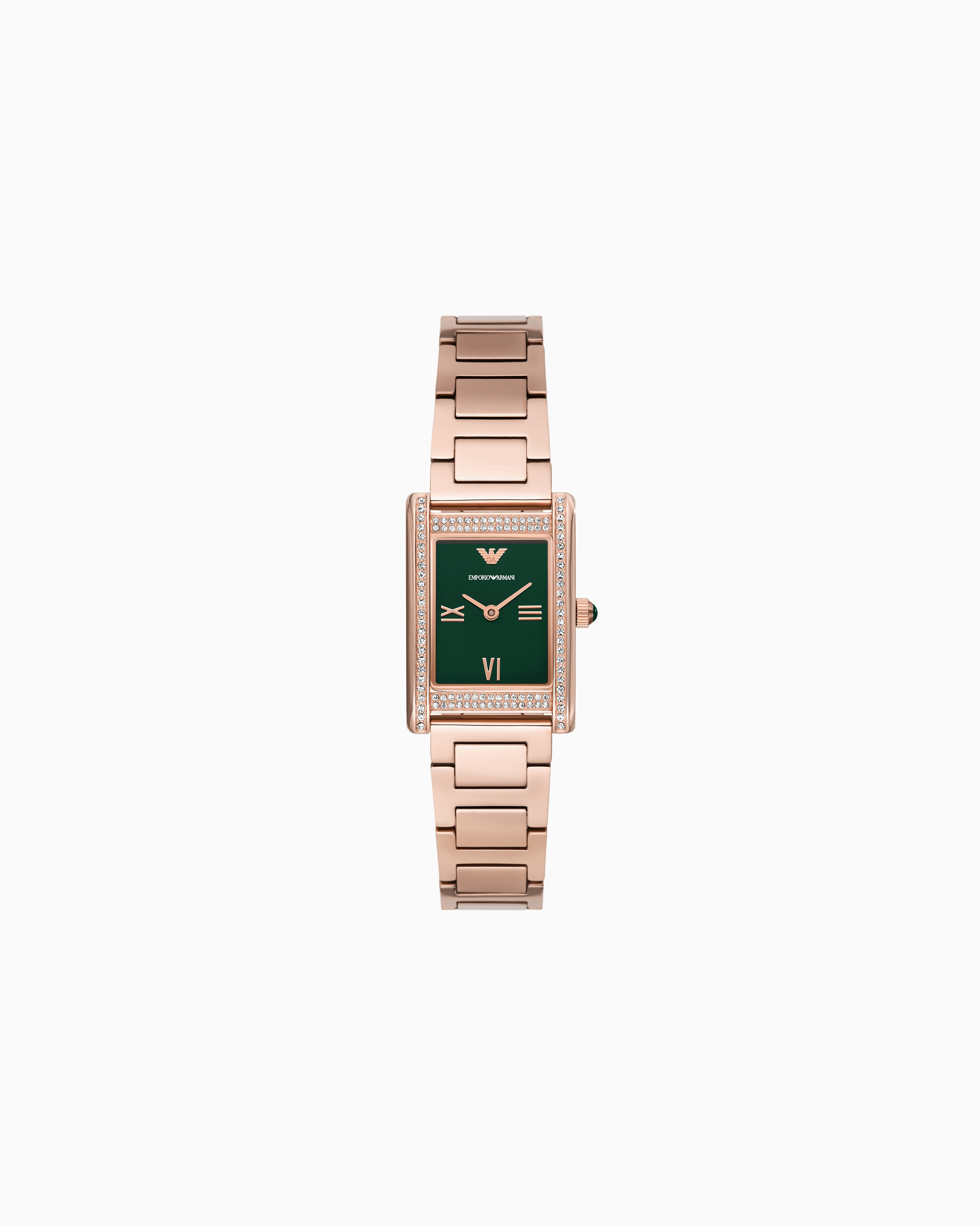Emporio Armani -  Two-Hand Rose Gold-Tone Stainless Steel Watch, Woman, Multicoloured, Size: TU